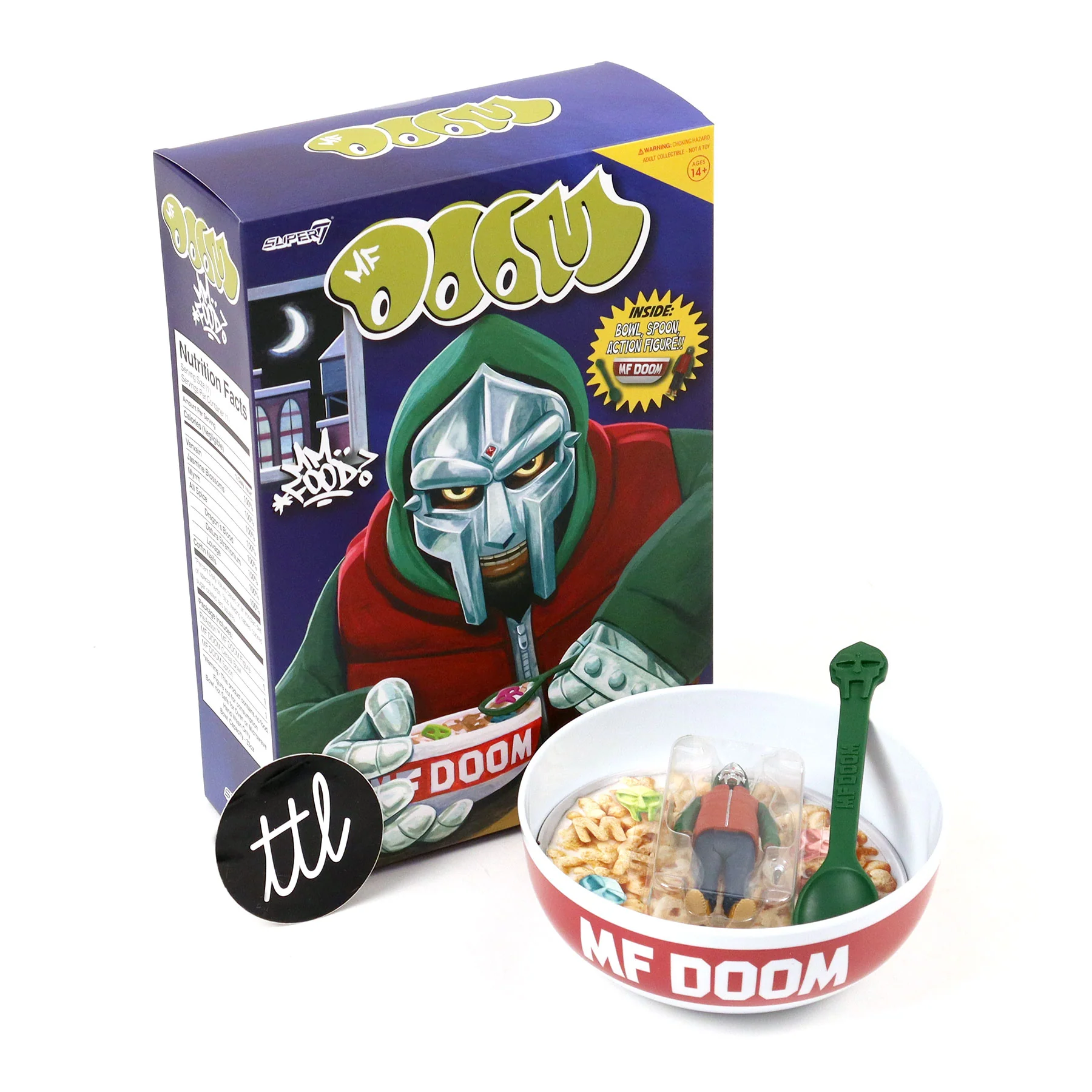 Super7: MF Doom Cereal Box ReAction Figure Toy - Image 3