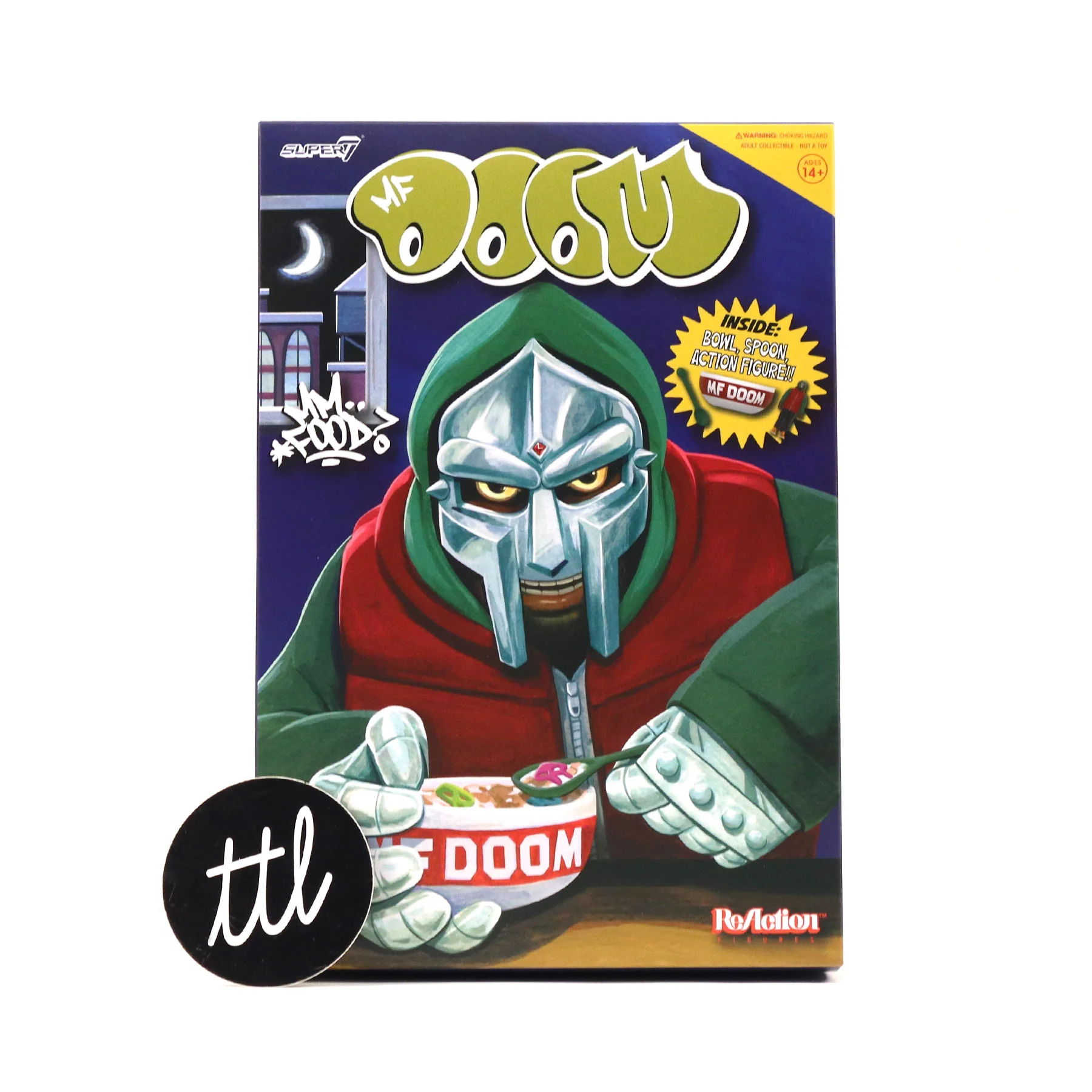 Super7: MF Doom Cereal Box ReAction Figure Toy - Image 4