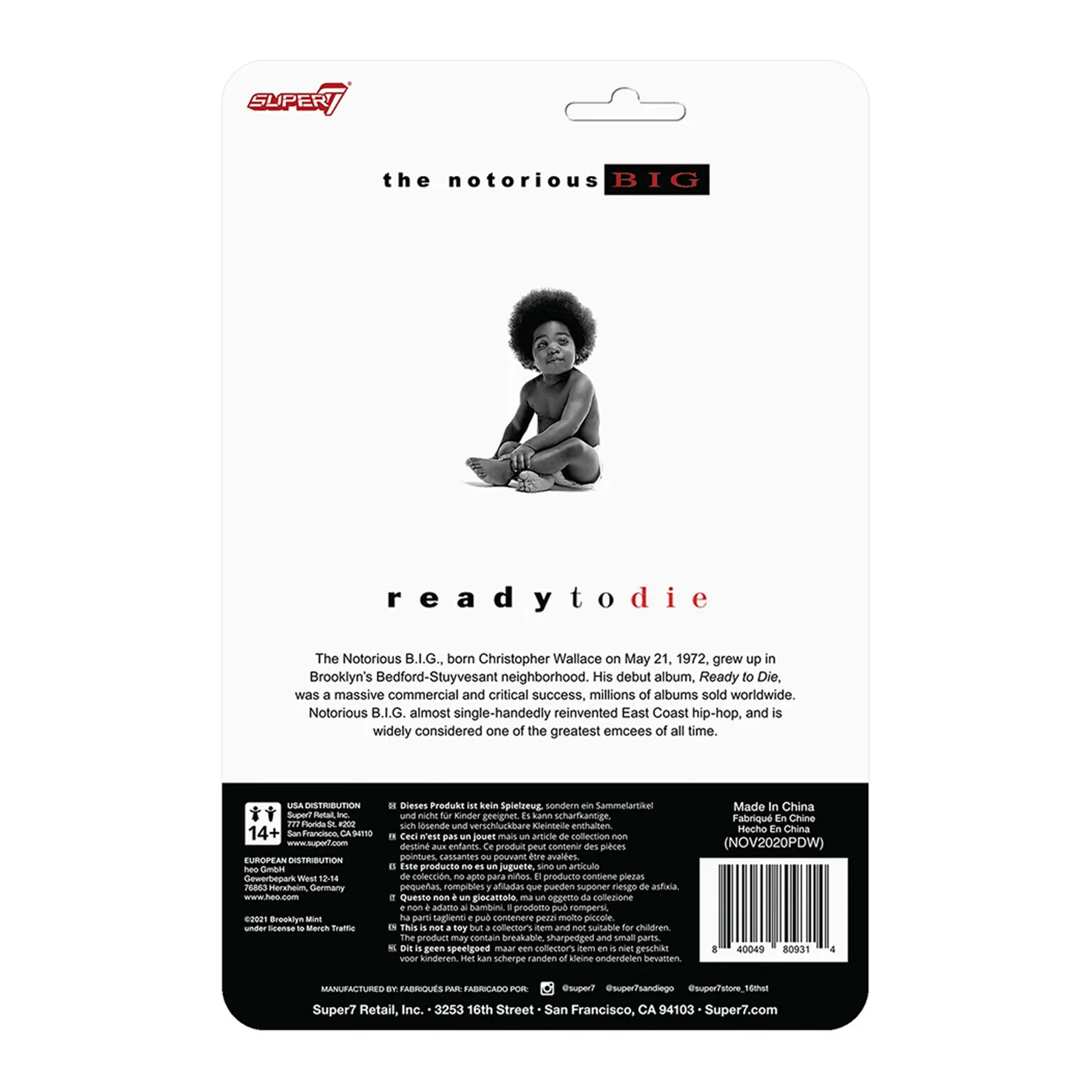 Super7: Notorious B.I.G. - The Original ReAction Figure - Image 3