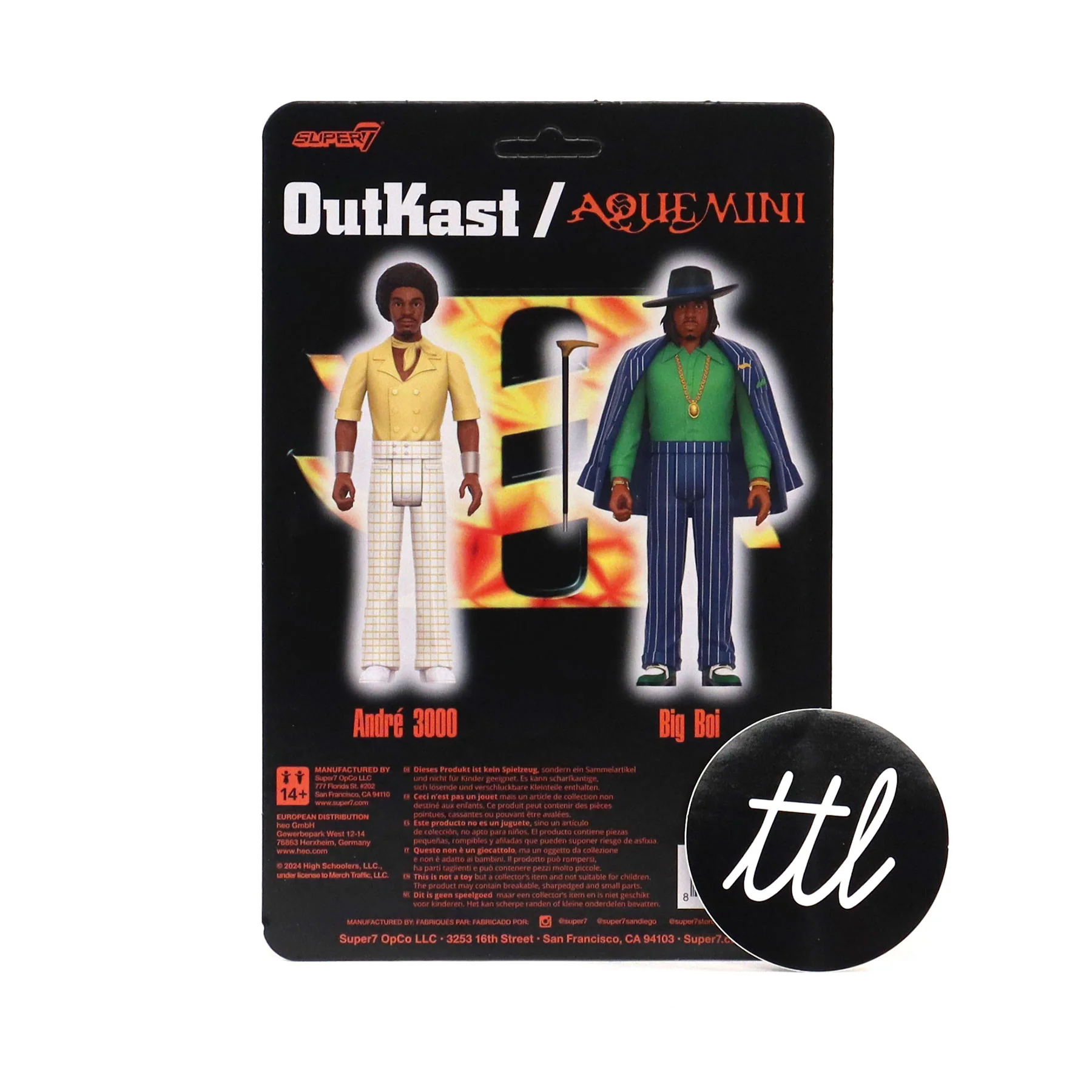 Super7: Outkast Aquemini Wave 2 ReAction Figures - Image 3