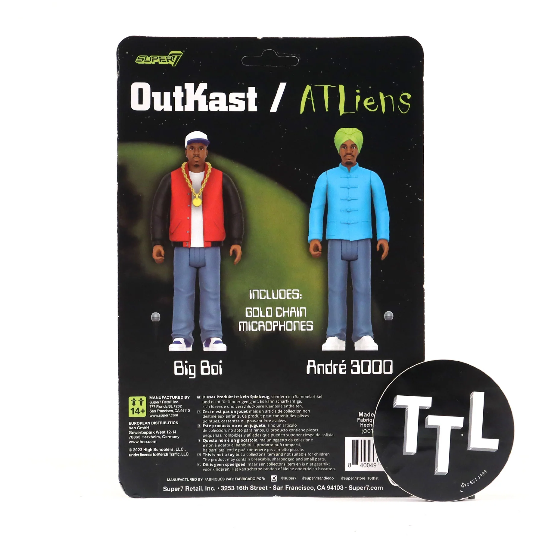 Super7: Outkast ATLiens Wave 1 ReAction Toy Figures - Image 4
