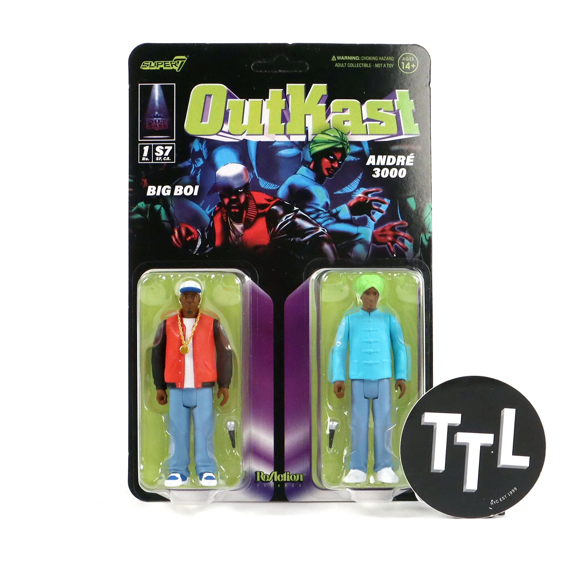 Super7: Outkast ATLiens Wave 1 ReAction Toy Figures - Image 5