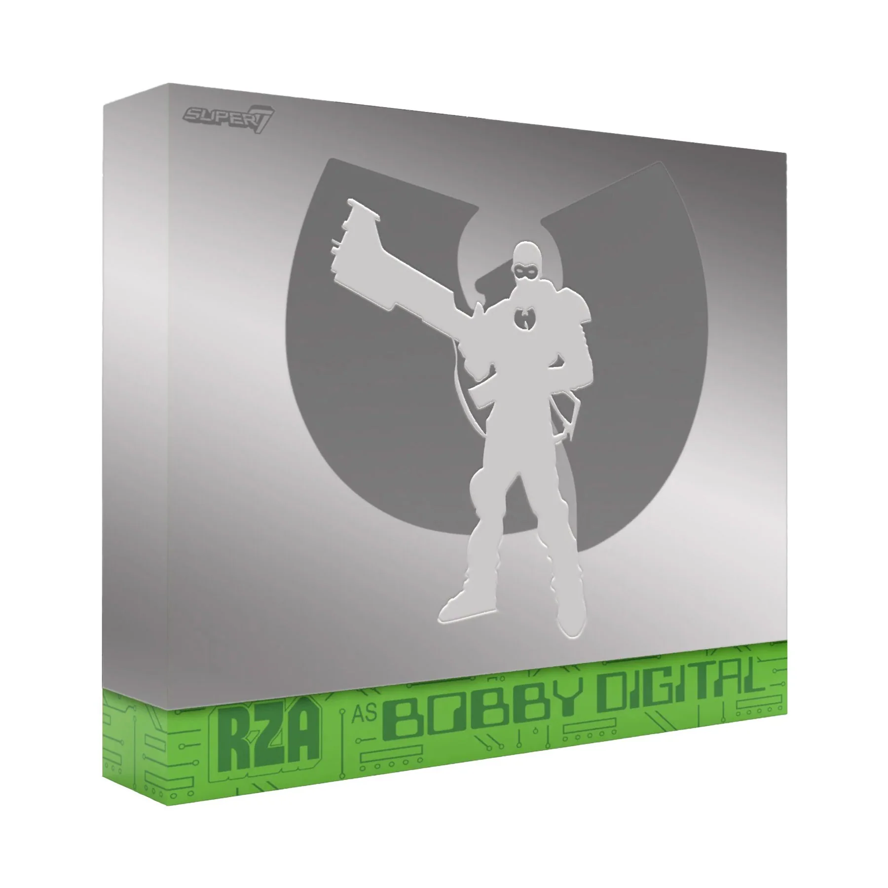 Super7: RZA Bobby Digital Wave 3 ReAction Figure Boxset w/ 7" Vinyl + 45 Adaptor - Image 6
