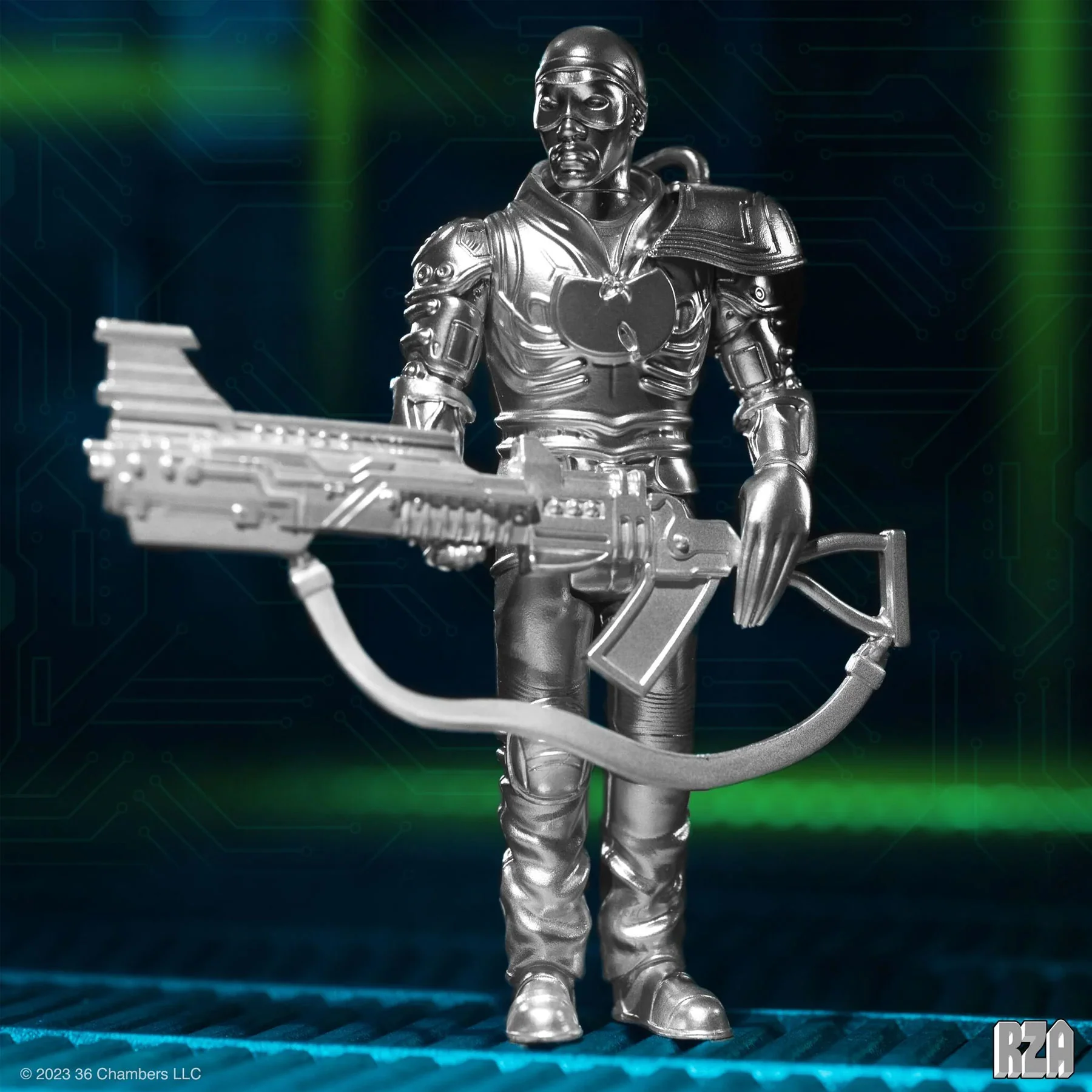 Super7: RZA Bobby Digital Wave 3 ReAction Figure Boxset w/ 7" Vinyl + 45 Adaptor - Image 9