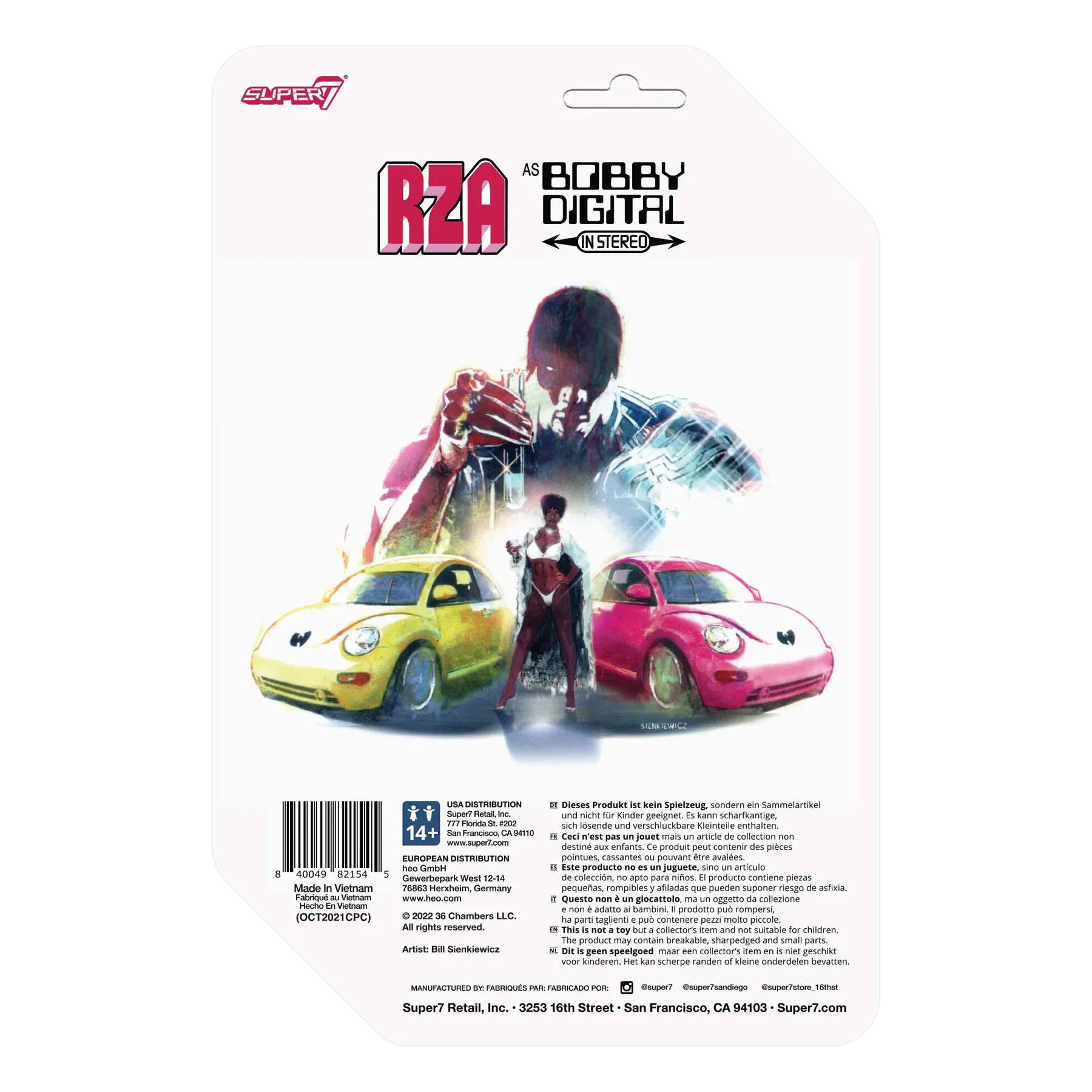 Super7: RZA Bobby Digital ReAction Figure - Image 3
