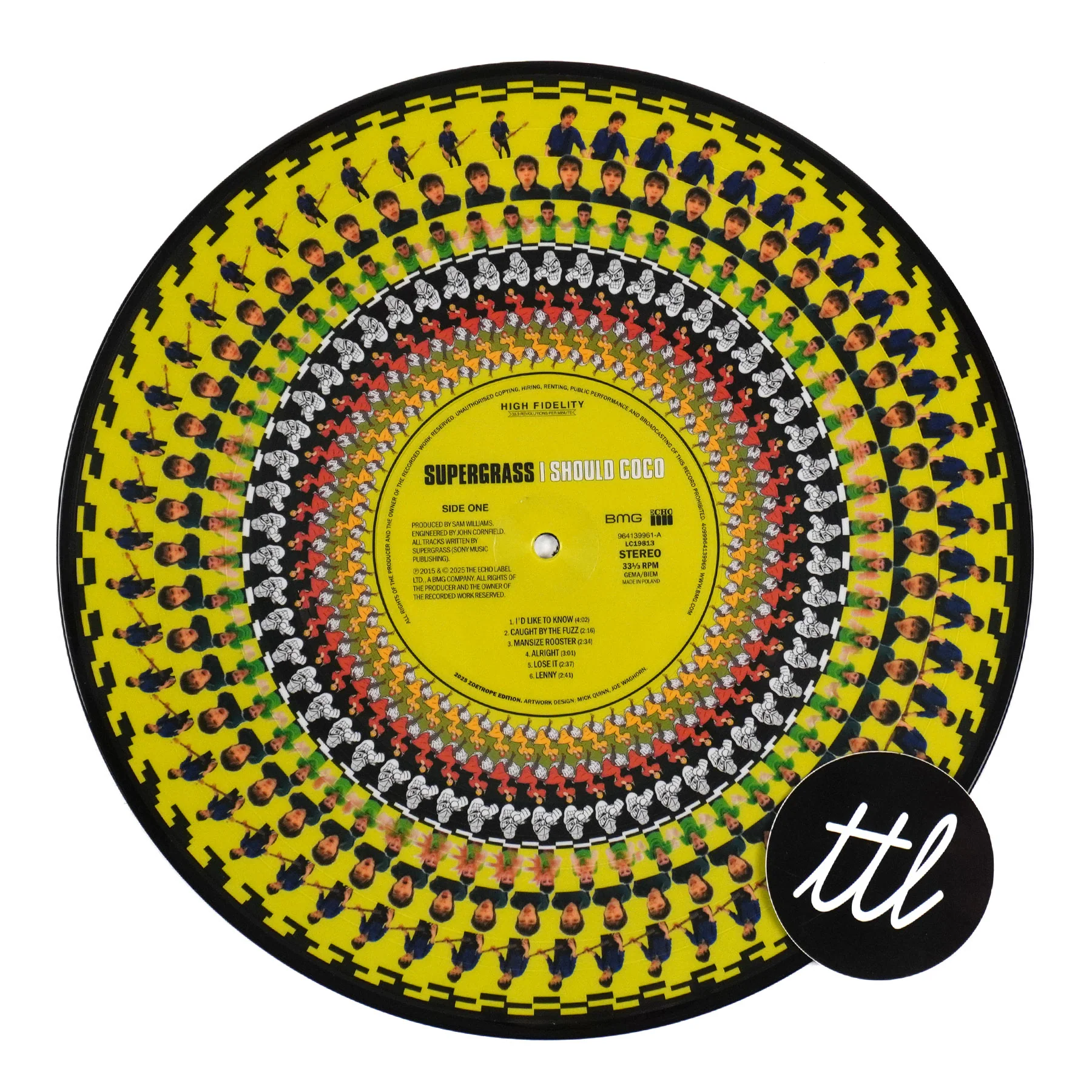 Supergrass: I Should Coco (Zoetropic) Vinyl LP - Image 3