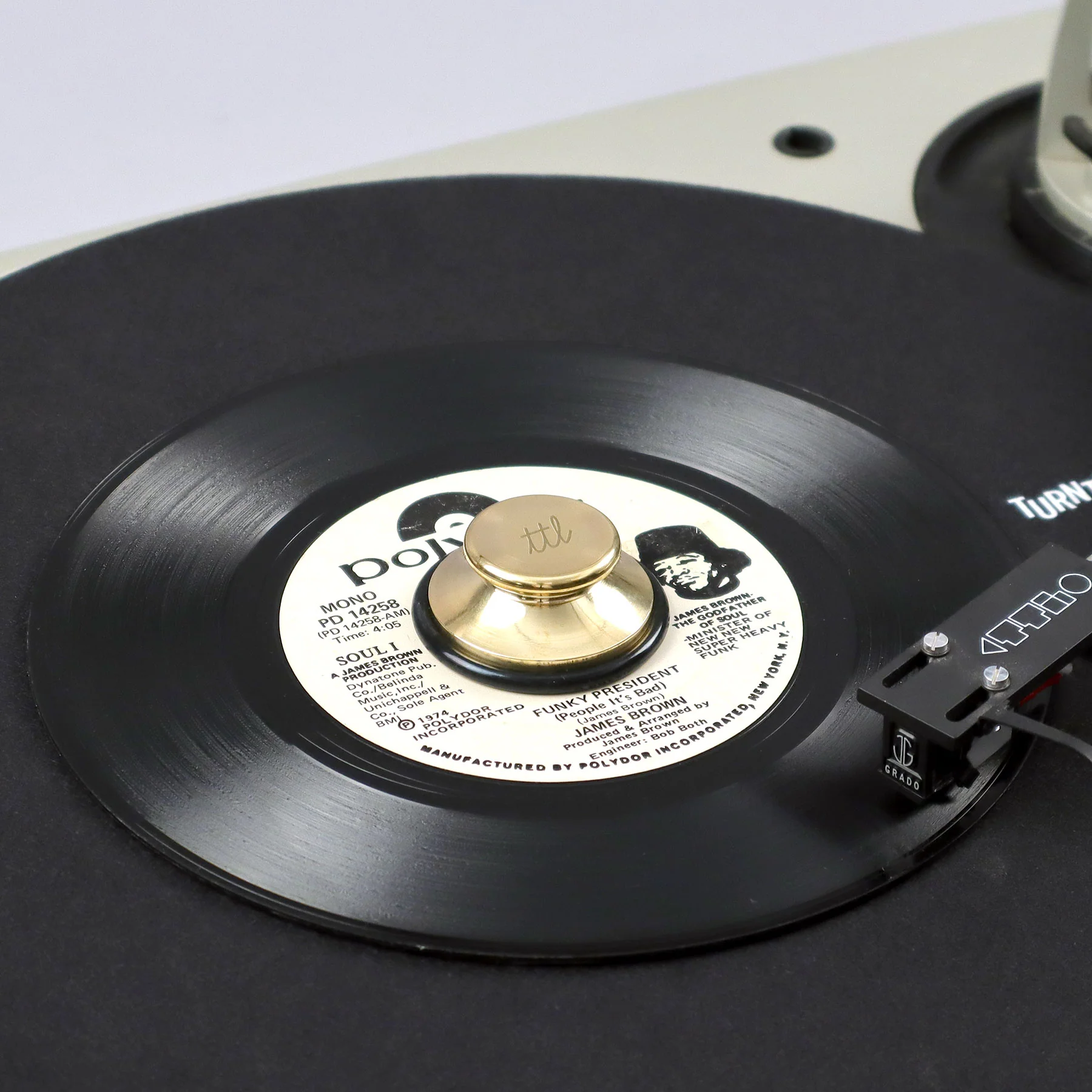 Sure Shot: 45 Record Adaptor / Stabilizer (110g) - Turntable Lab Edition - Image 5