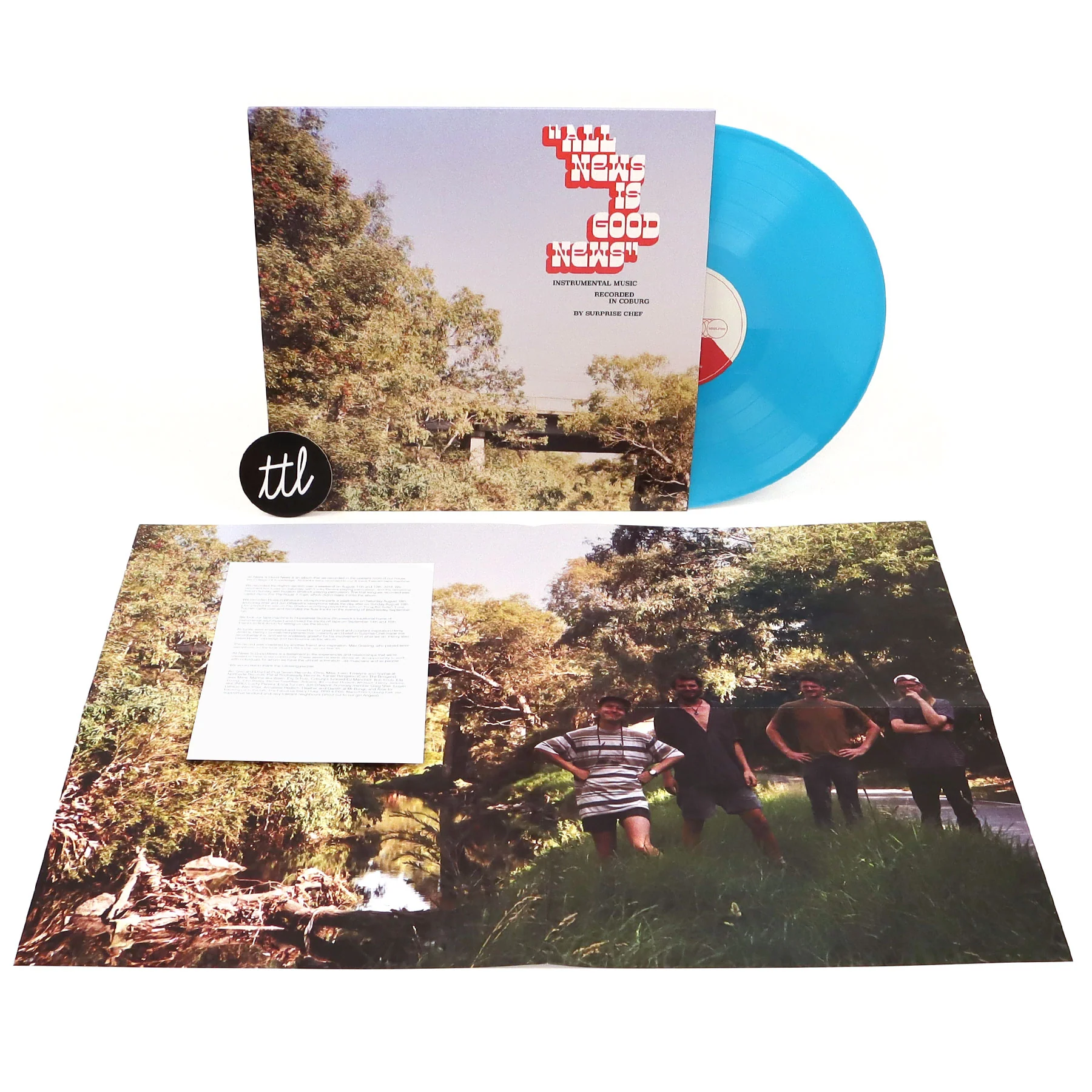 Surprise Chef: All News Is Good News (Blue Colored Vinyl) Vinyl LP - Image 2