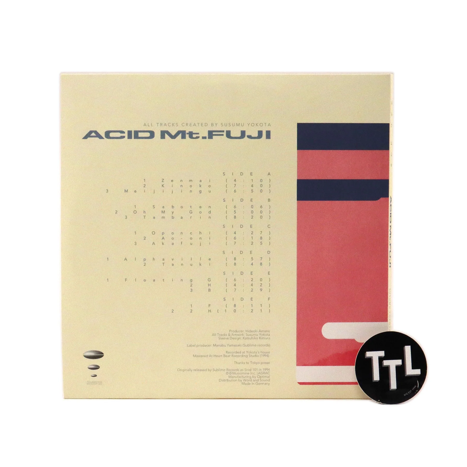 Susumu Yokota: Acid Mt. Fuji (180g) Vinyl 3LP - Image 3