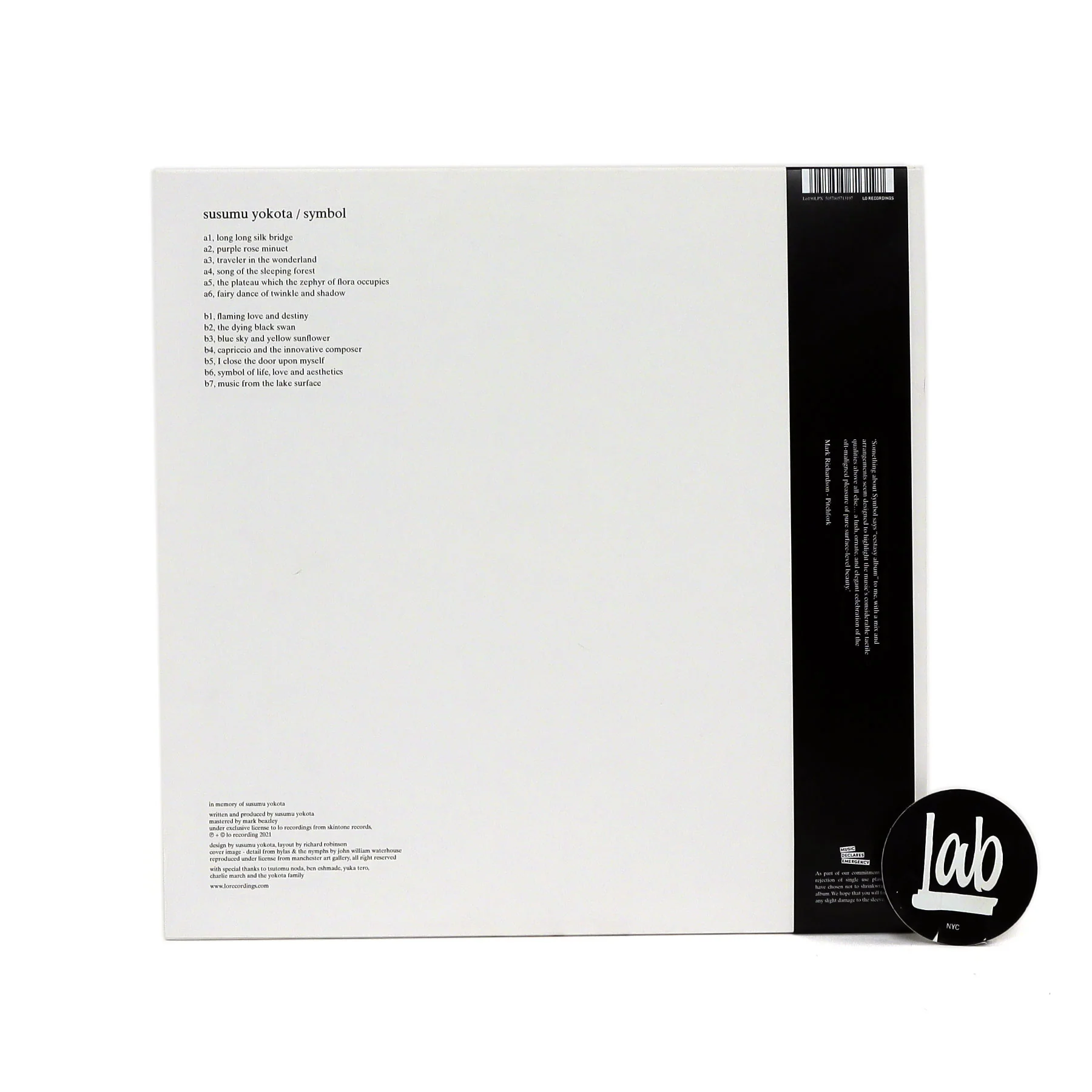 Susumu Yokota: Symbol (Import, Clear Colored Vinyl) Vinyl LP - Image 3