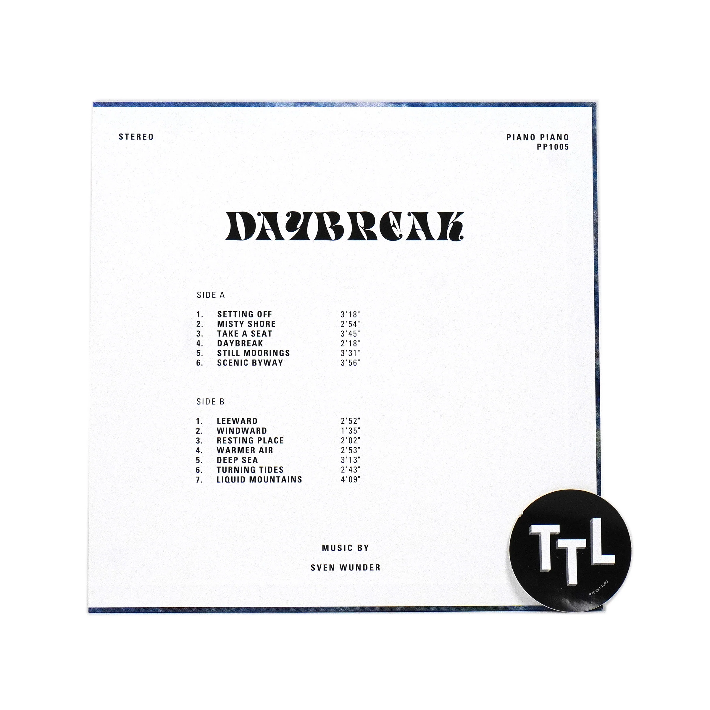 Sven Wunder: Daybreak Vinyl LP - Image 2