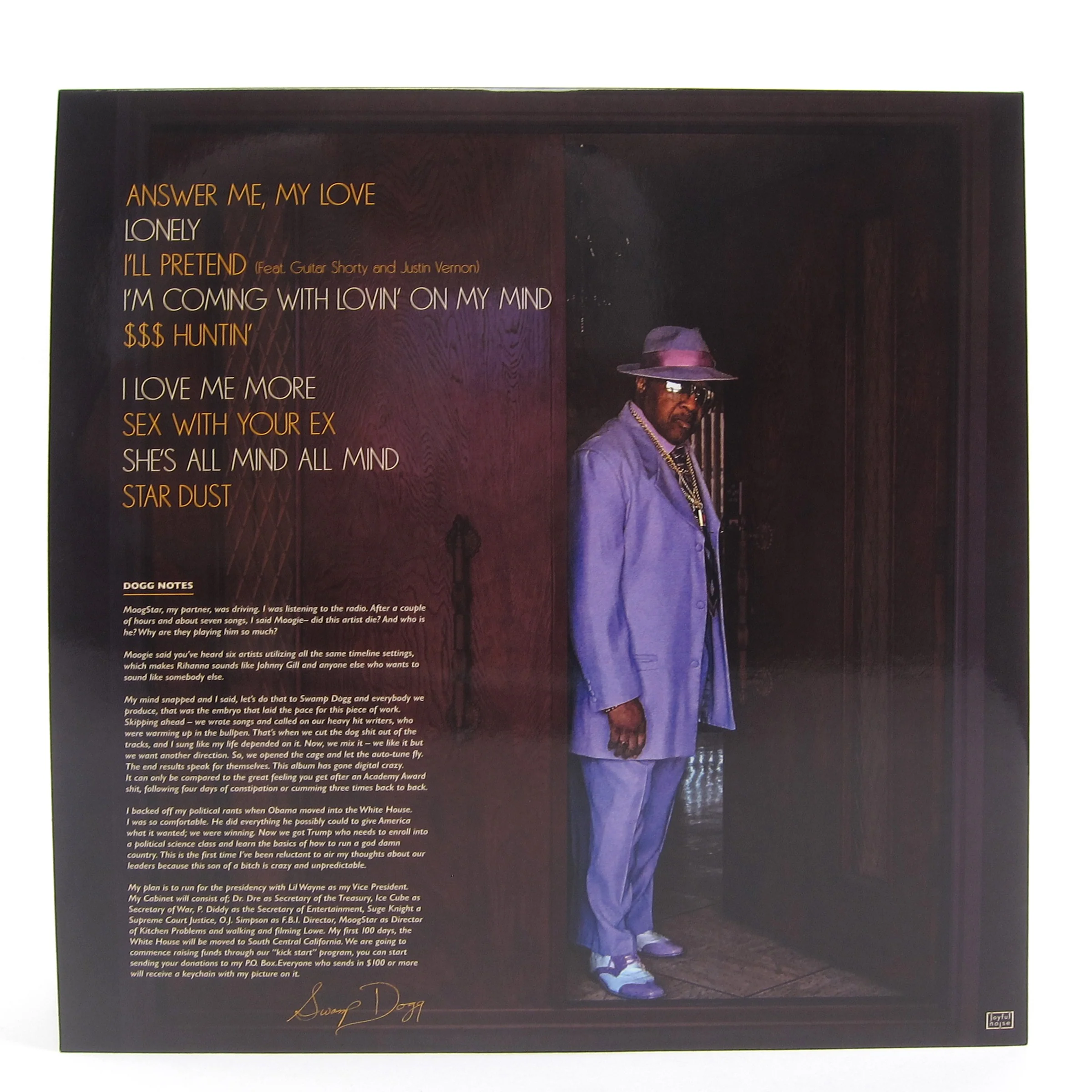 Swamp Dogg: Love, Loss, And Auto-Tune (Indie Exclusive Colored Vinyl) Vinyl LP - Image 3