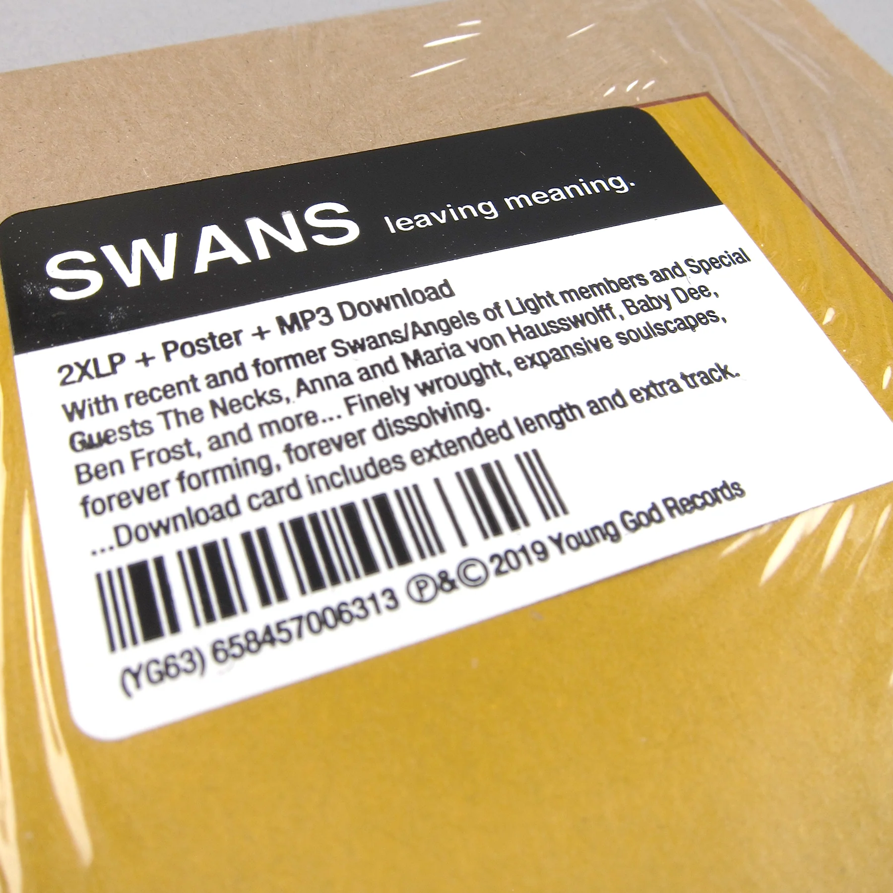 Swans: Leaving Meaning Vinyl 2LP - Image 4