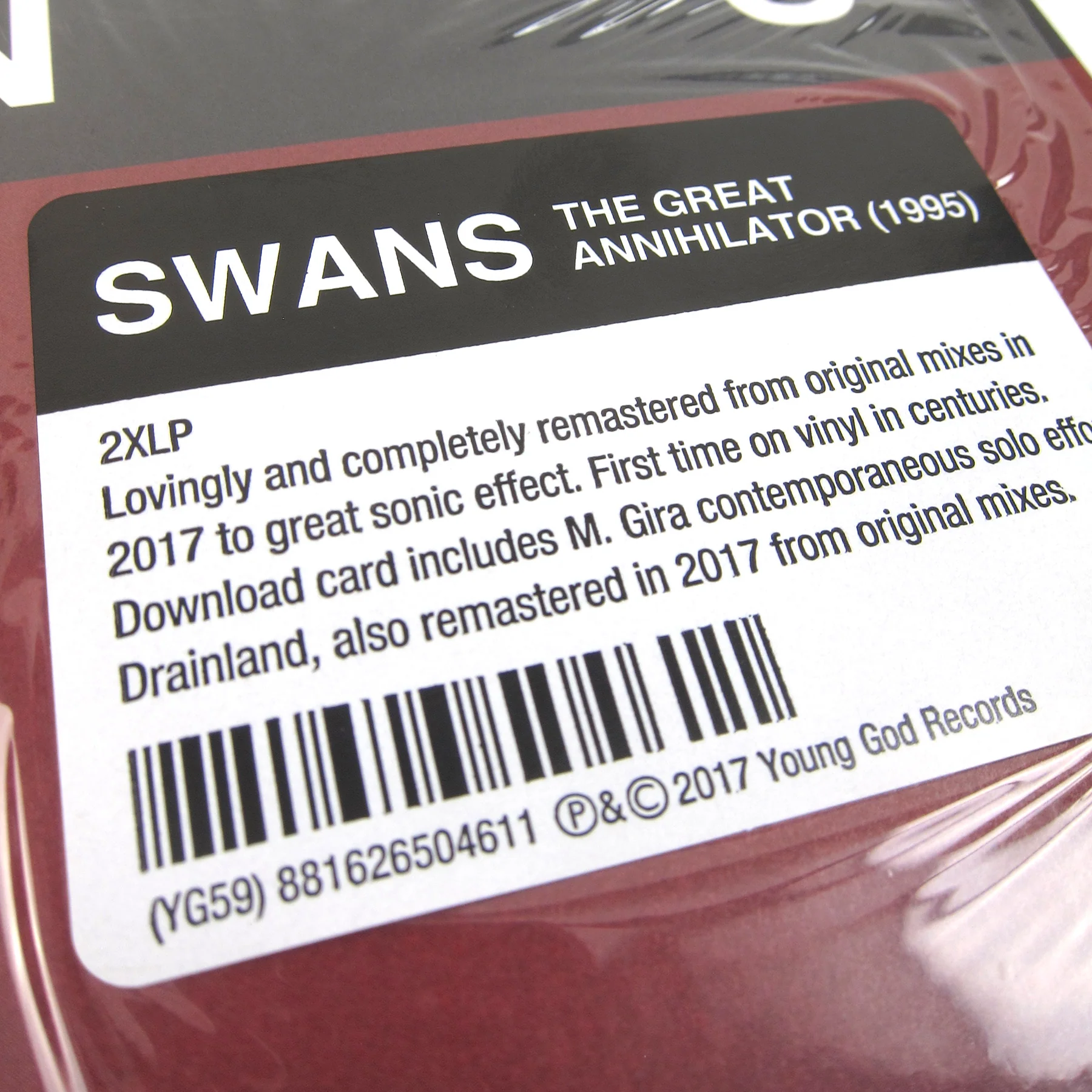Swans: The Great Annihilator Vinyl 2LP - Image 4