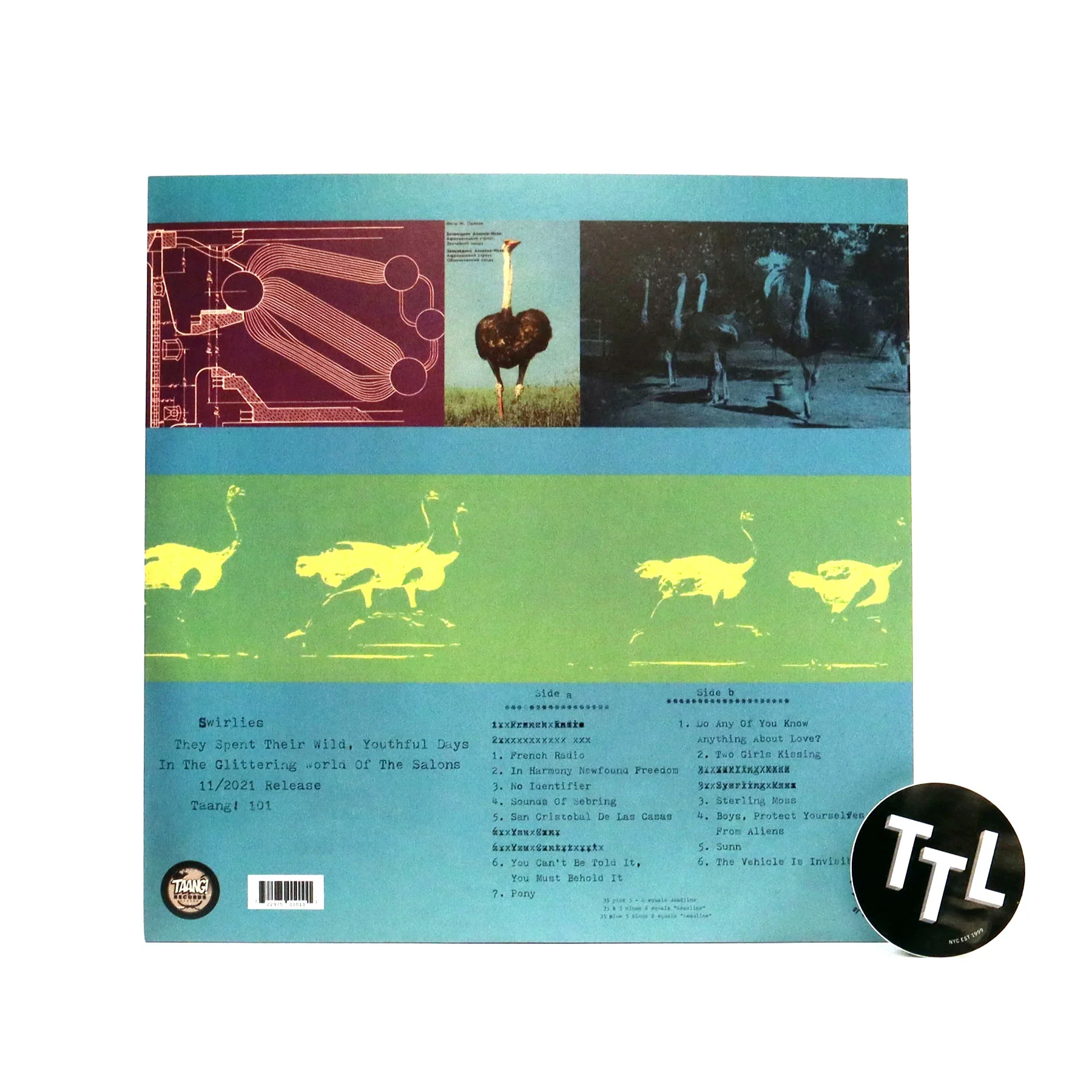 Swirlies: They Spent Their Wild Youthful Days In The Glittering World Of The Salons Vinyl LP - Image 2