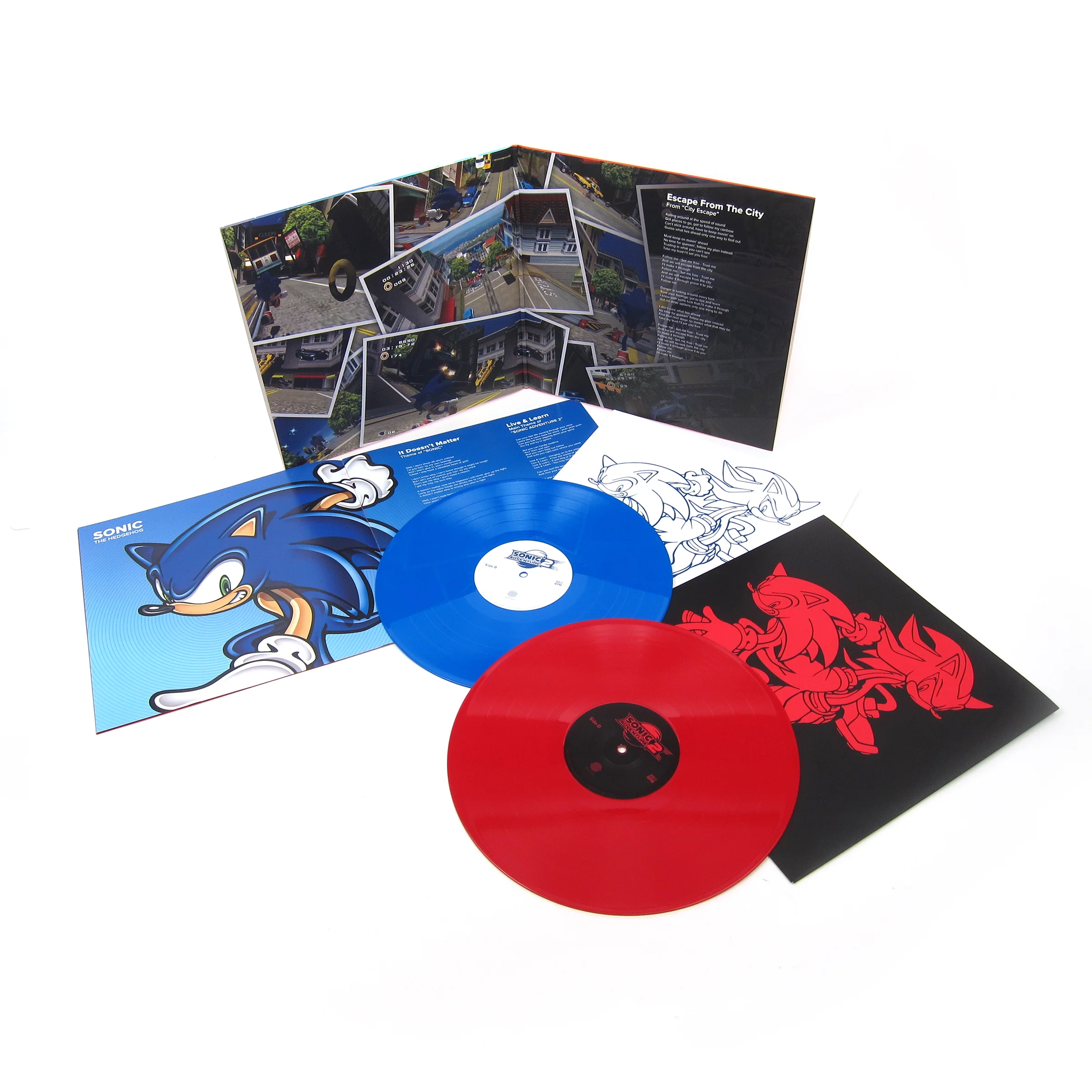 Takashi Iizuka & Jun Senoue: Sonic Adventure 2 Soundtrack (Colored Vinyl) Vinyl 2LP - Image 2