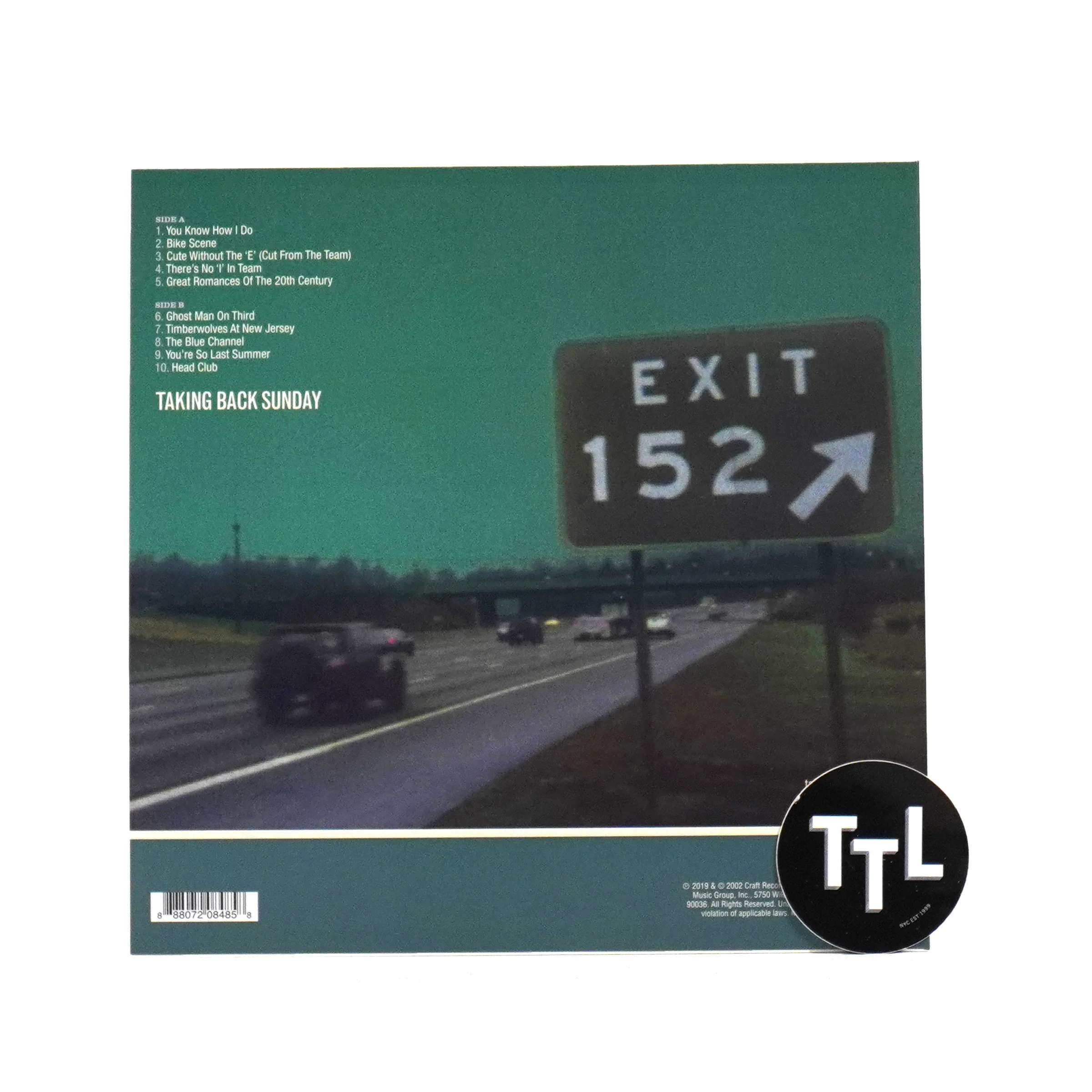 Taking Back Sunday: Tell All Your Friends (Blue Colored Vinyl) Vinyl LP - Image 3