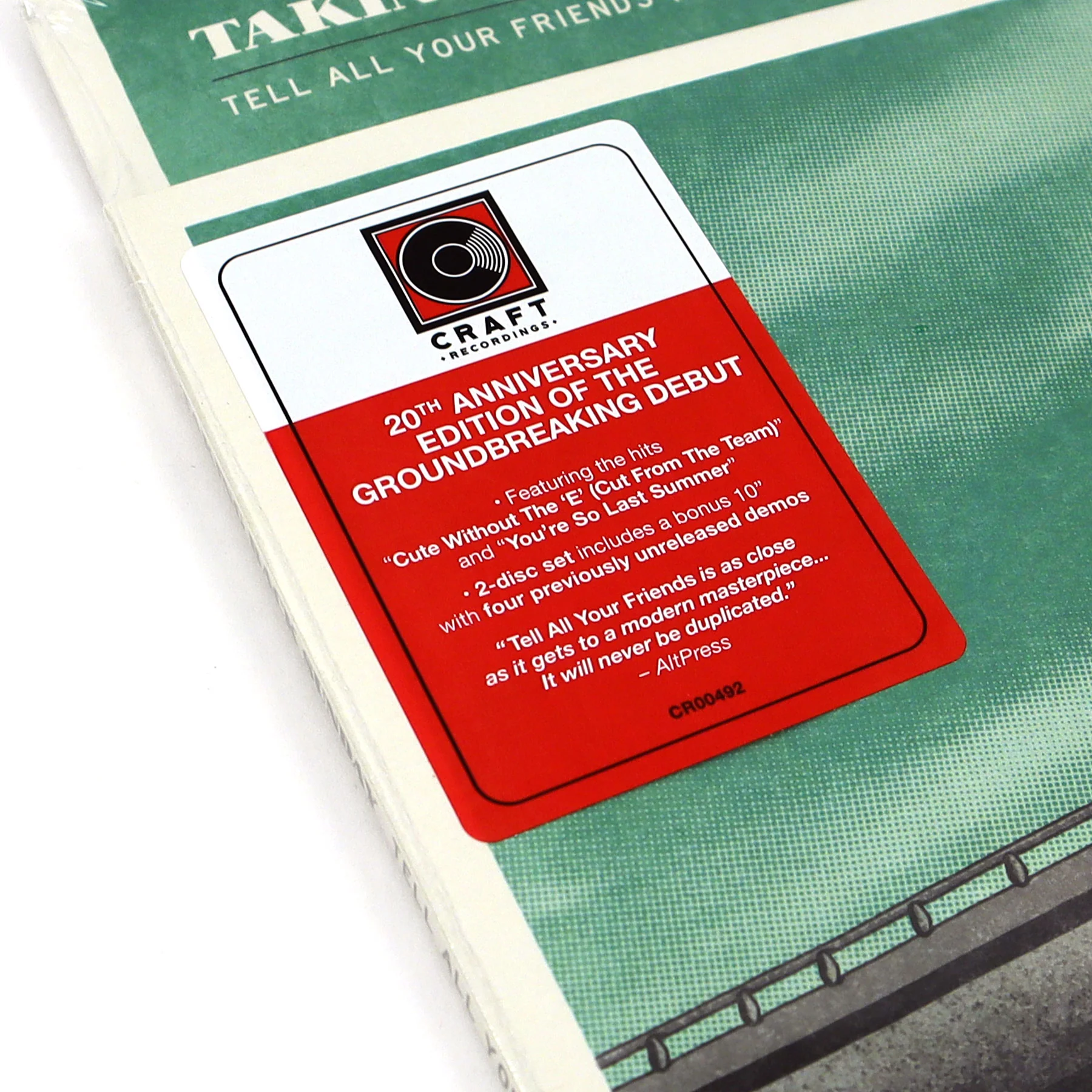 Taking Back Sunday: Tell All Your Friends - 20th Anniversary Edition Vinyl LP+10" - Image 5