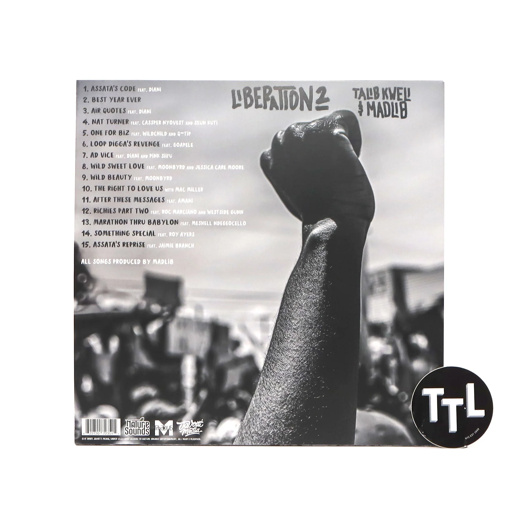 Talib Kweli & Madlib: Liberation 2 Vinyl 2LP - Image 3