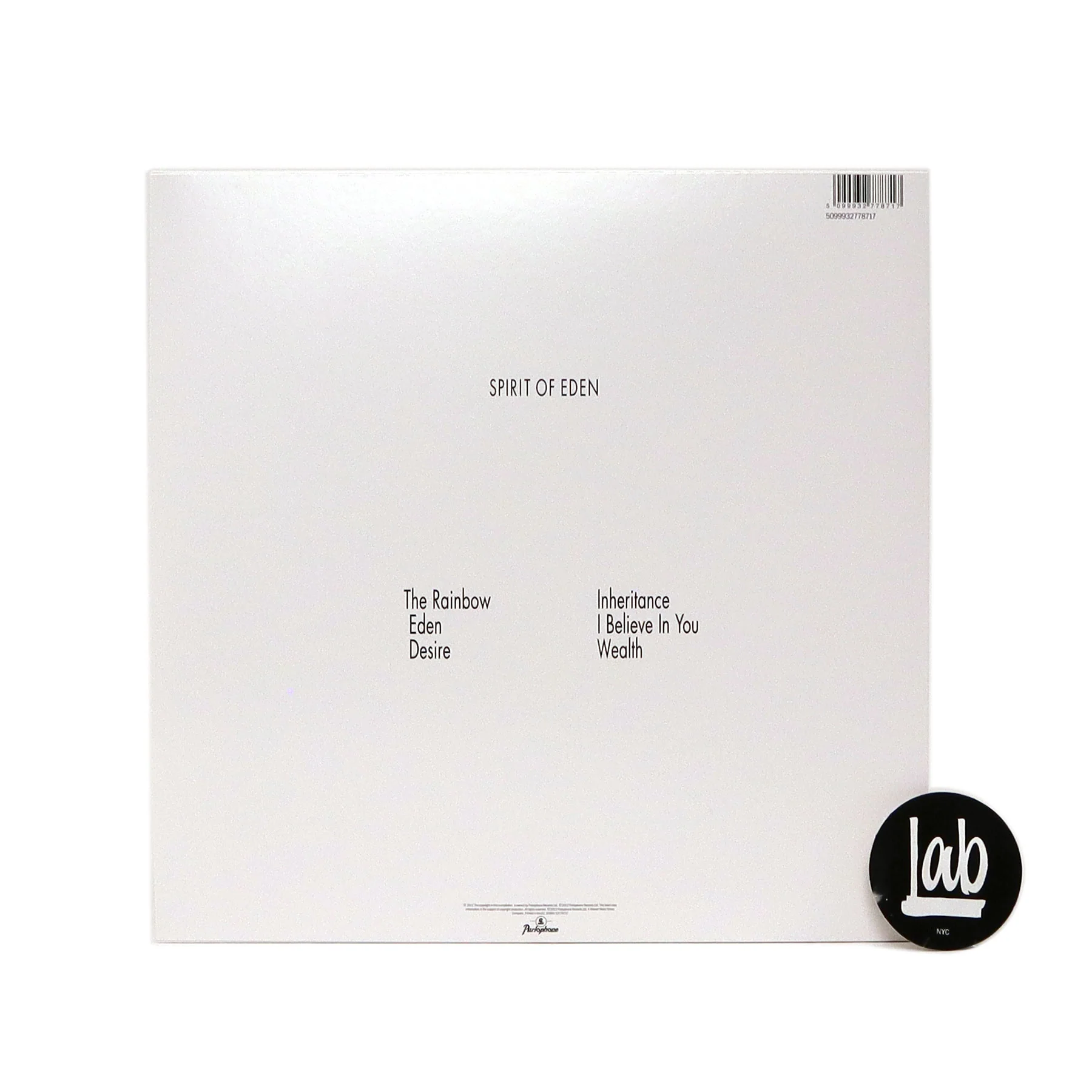 Talk Talk: Spirit Of Eden (180g, Import) Vinyl LP+DVD - Image 3