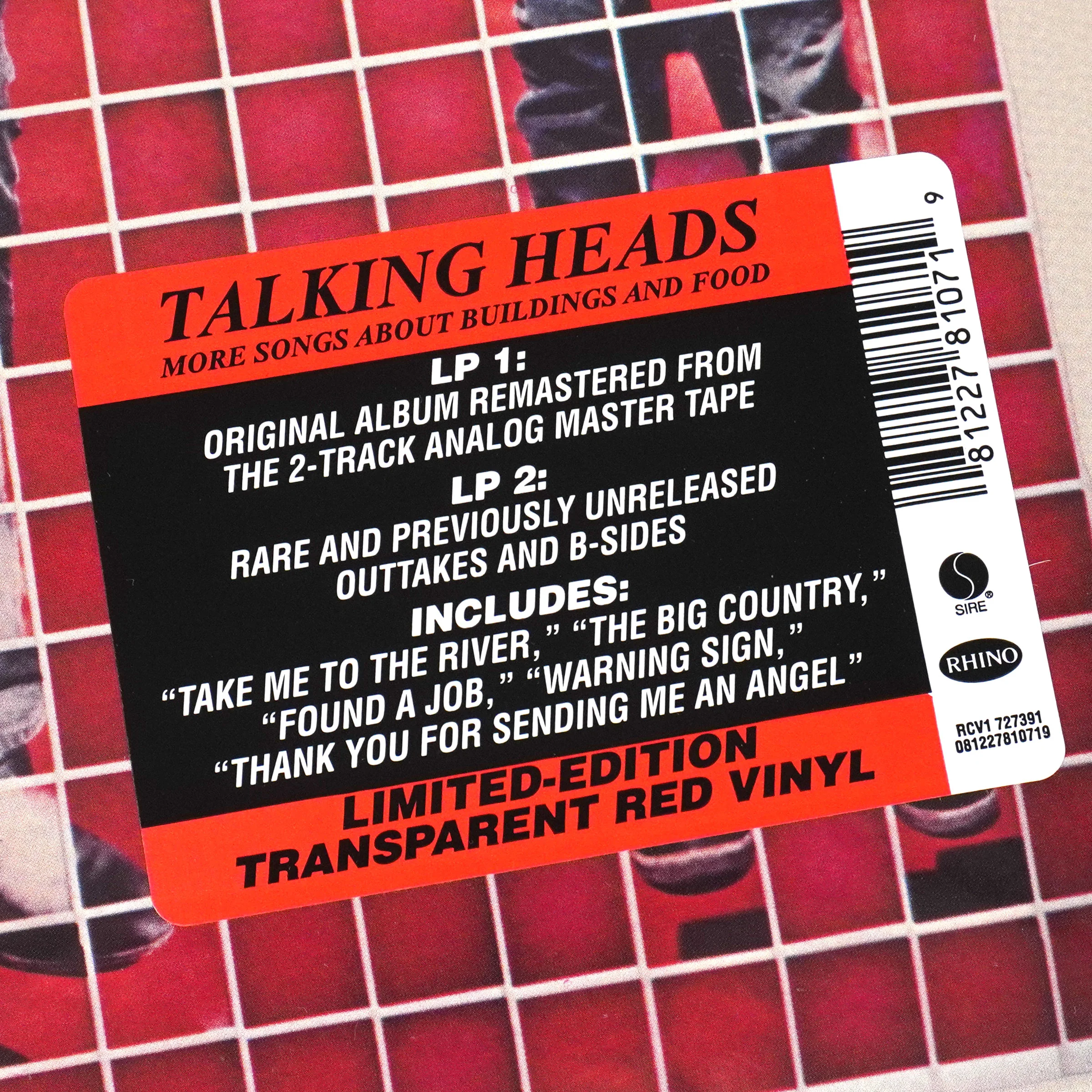 Talking Heads: More Songs About Buildings and Food (Indie Exclusive Colored Vinyl) Vinyl 2LP - Image 4