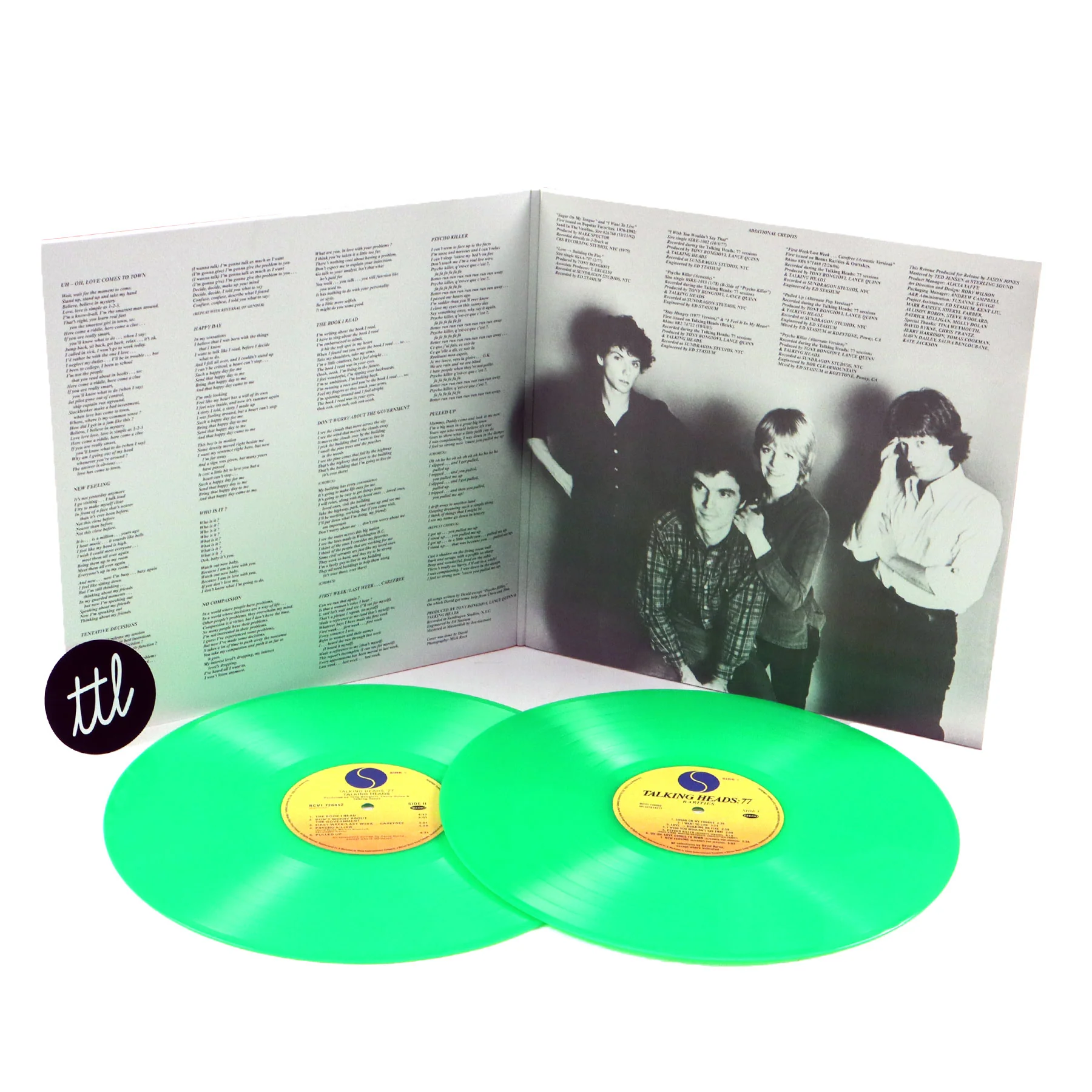 Talking Heads: Talking Heads 77 - Deluxe Edition (Neon Green Colored Vinyl) Vinyl 2LP - Image 2