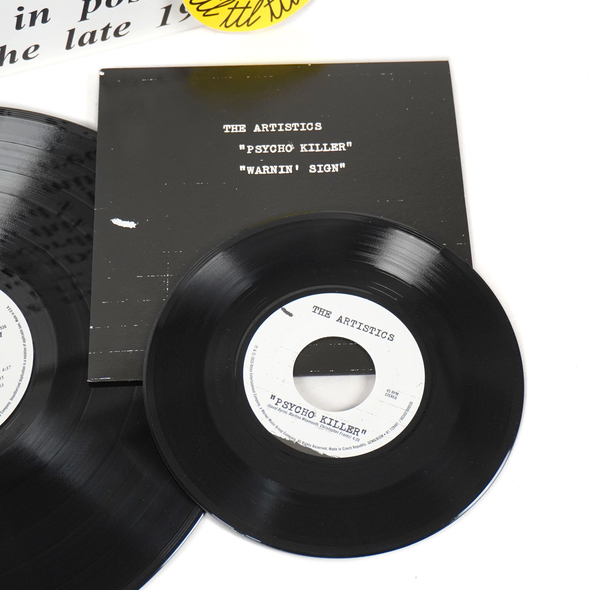 Talking Heads: Tentative Decisions - Demos & Live Vinyl LP+7" - Image 3