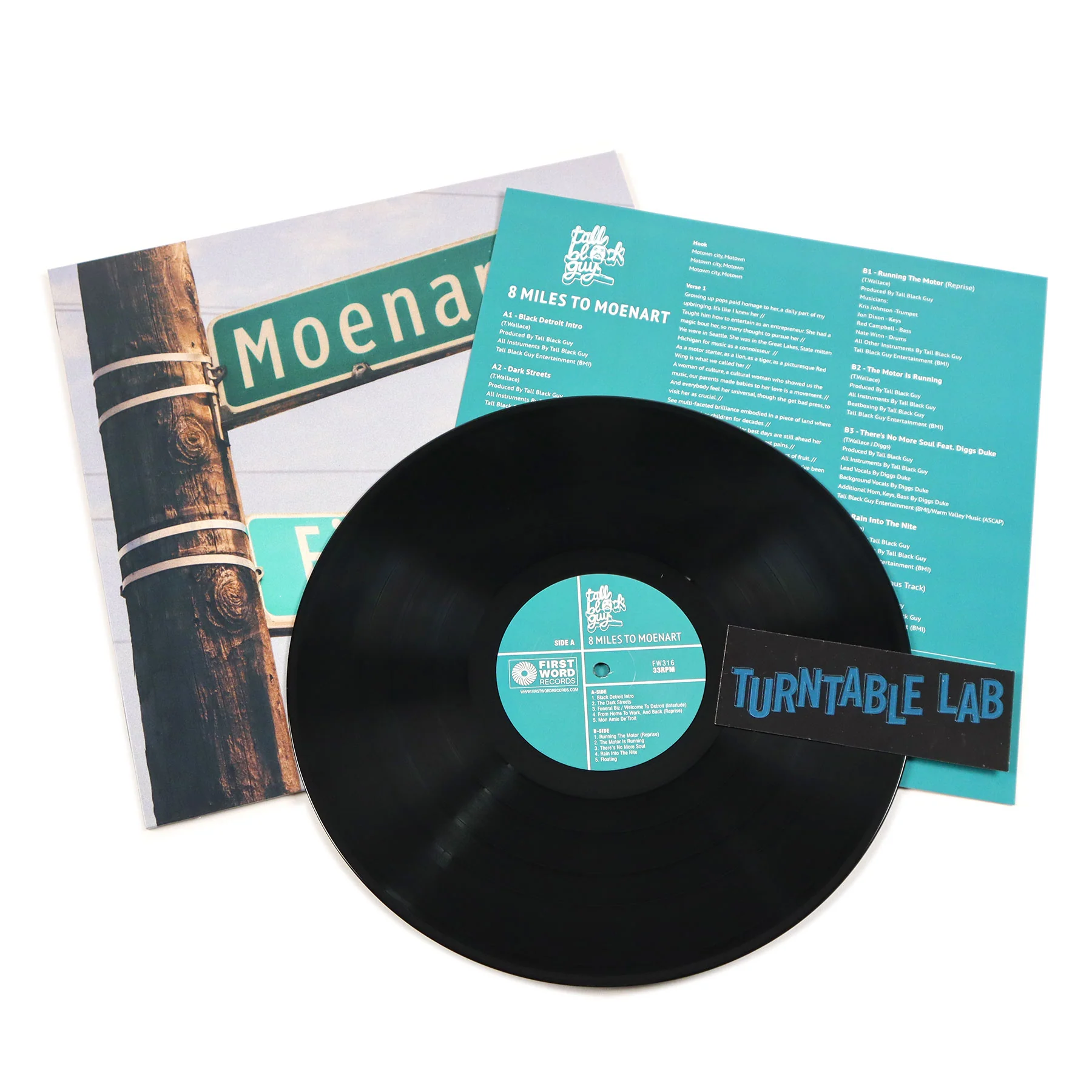 Tall Black Guy: 8 Miles To Moenart - 10th Anniversary Edition Vinyl LP - Image 2