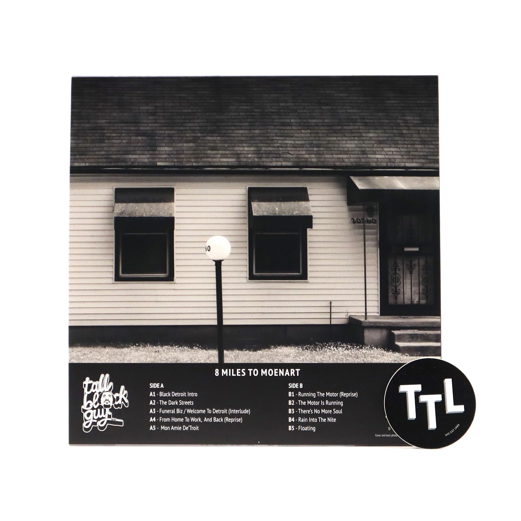 Tall Black Guy: 8 Miles To Moenart - 10th Anniversary Edition Vinyl LP - Image 3