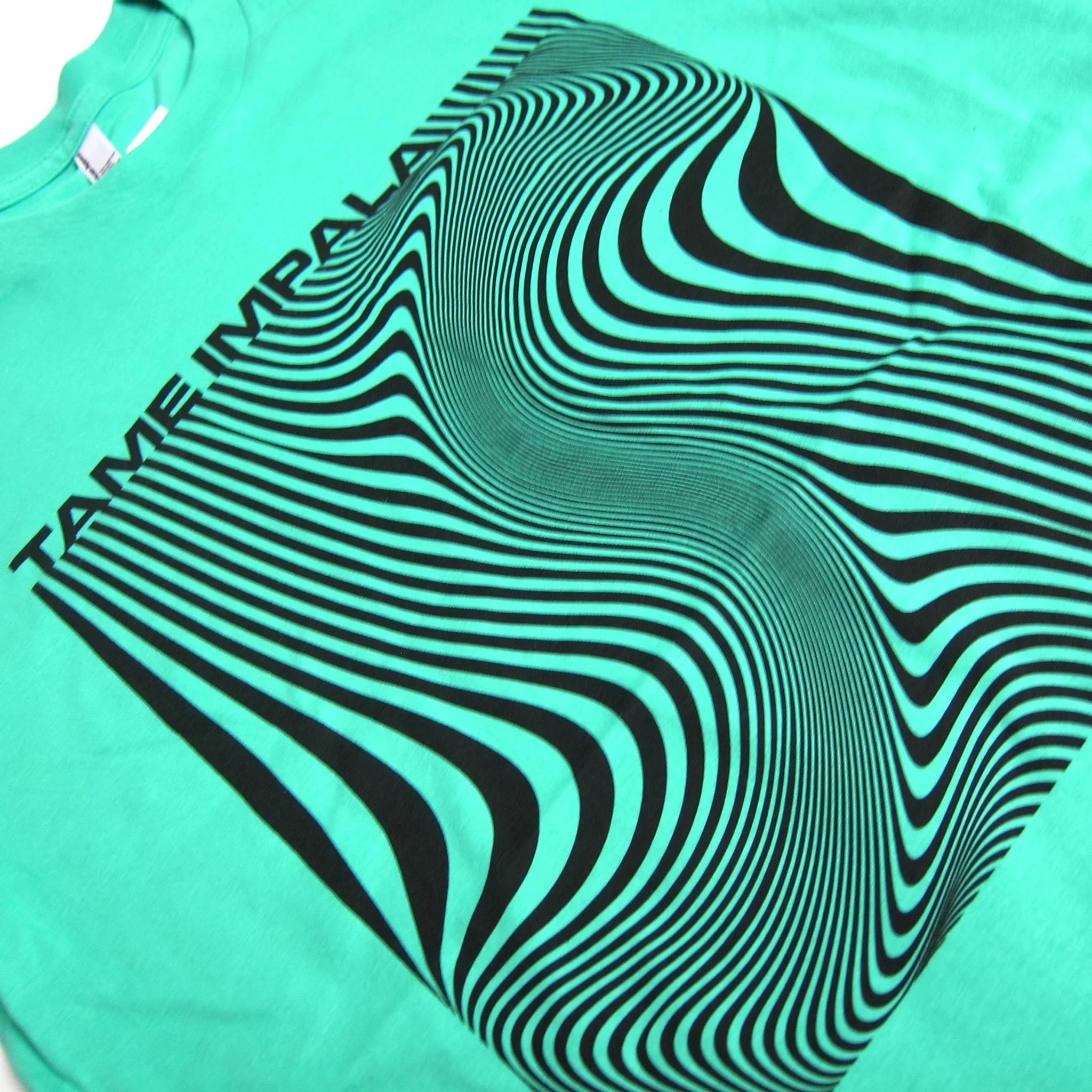Tame Impala: Wave Square Shirt - Mint - Image 2