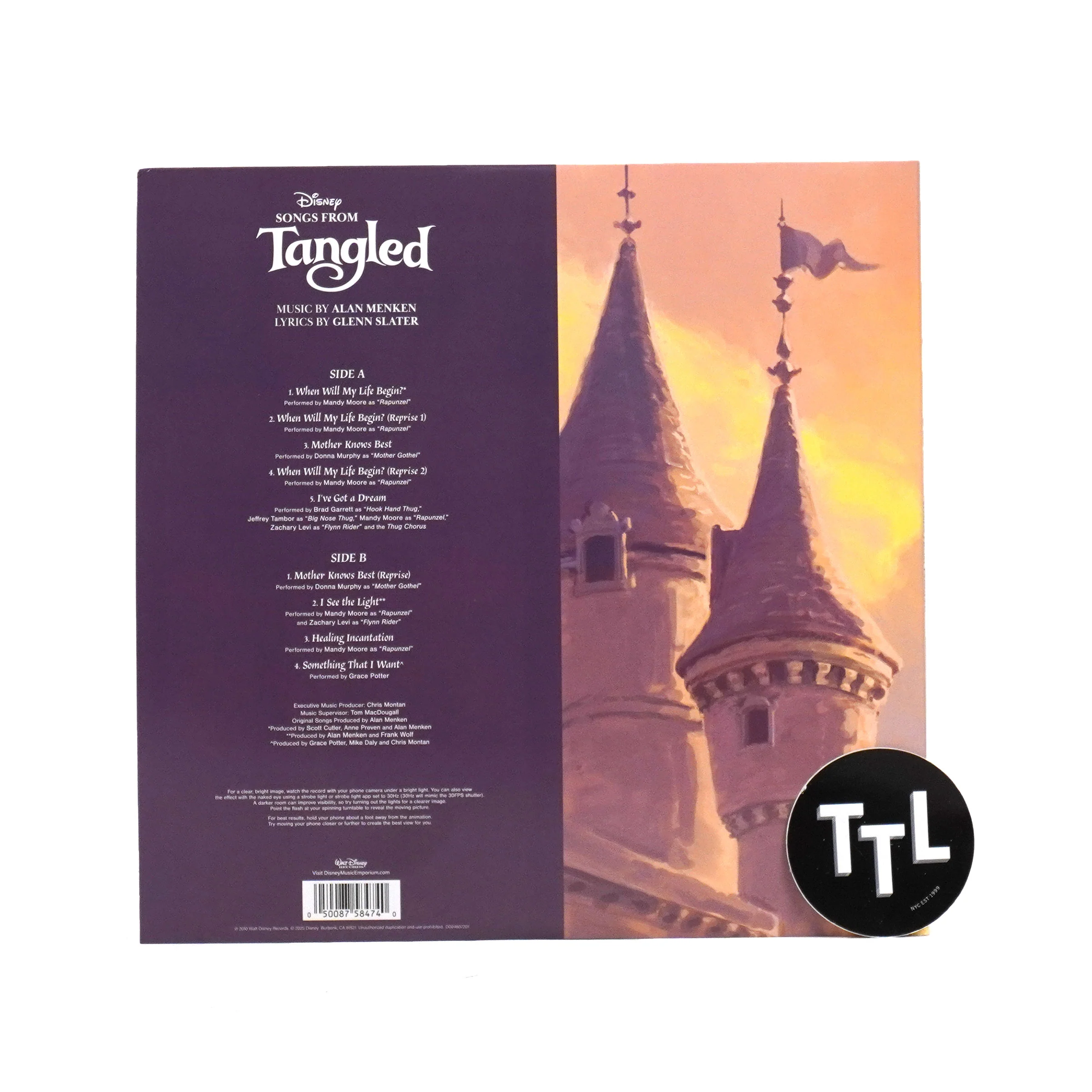 Tangled: Songs From Tangled (Zoetropic) Vinyl LP - Image 3