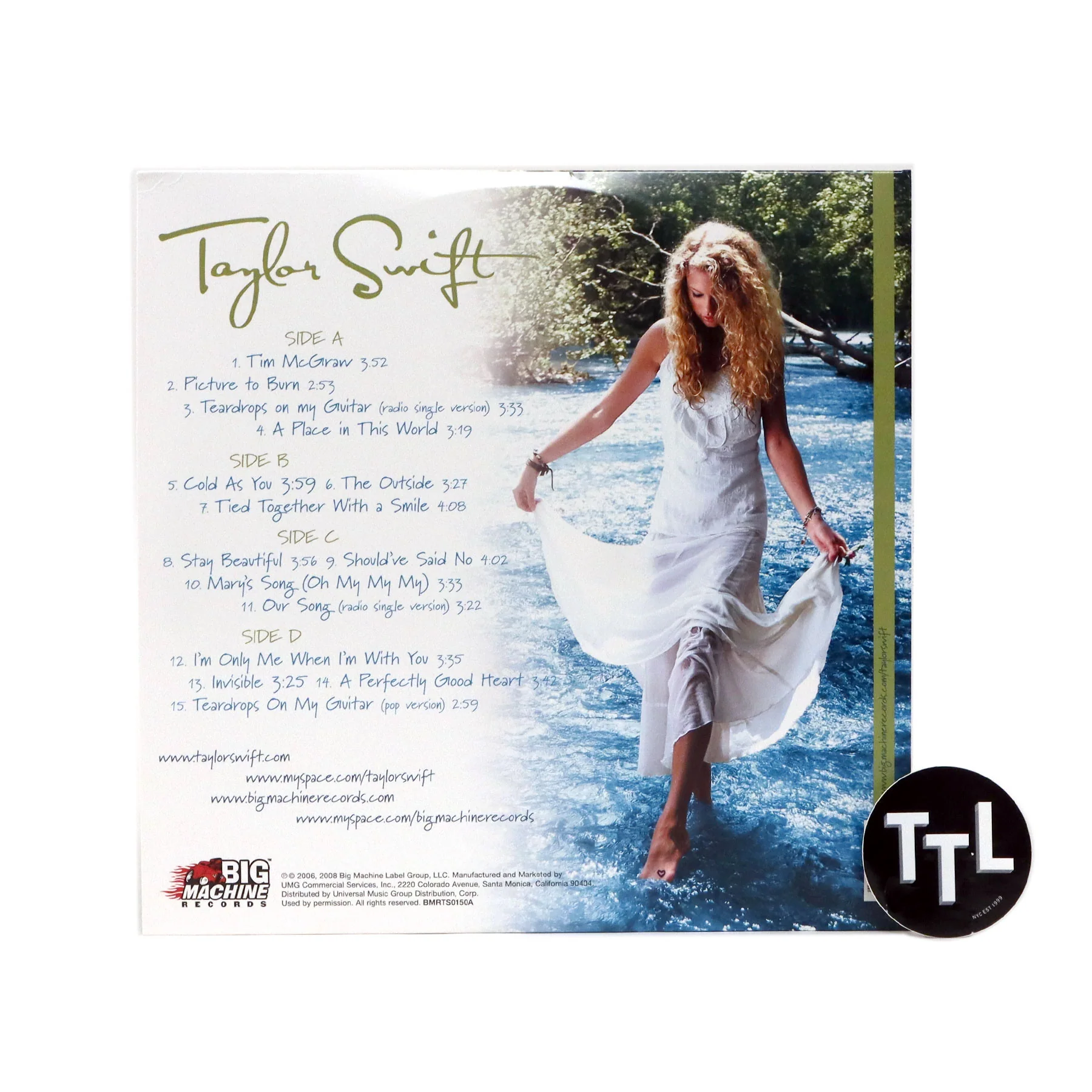 Taylor Swift: Taylor Swift Vinyl 2LP - Image 3