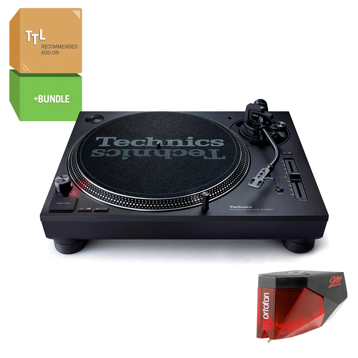 Technics: SL-1200MK7 Turntable - Black - Image 8