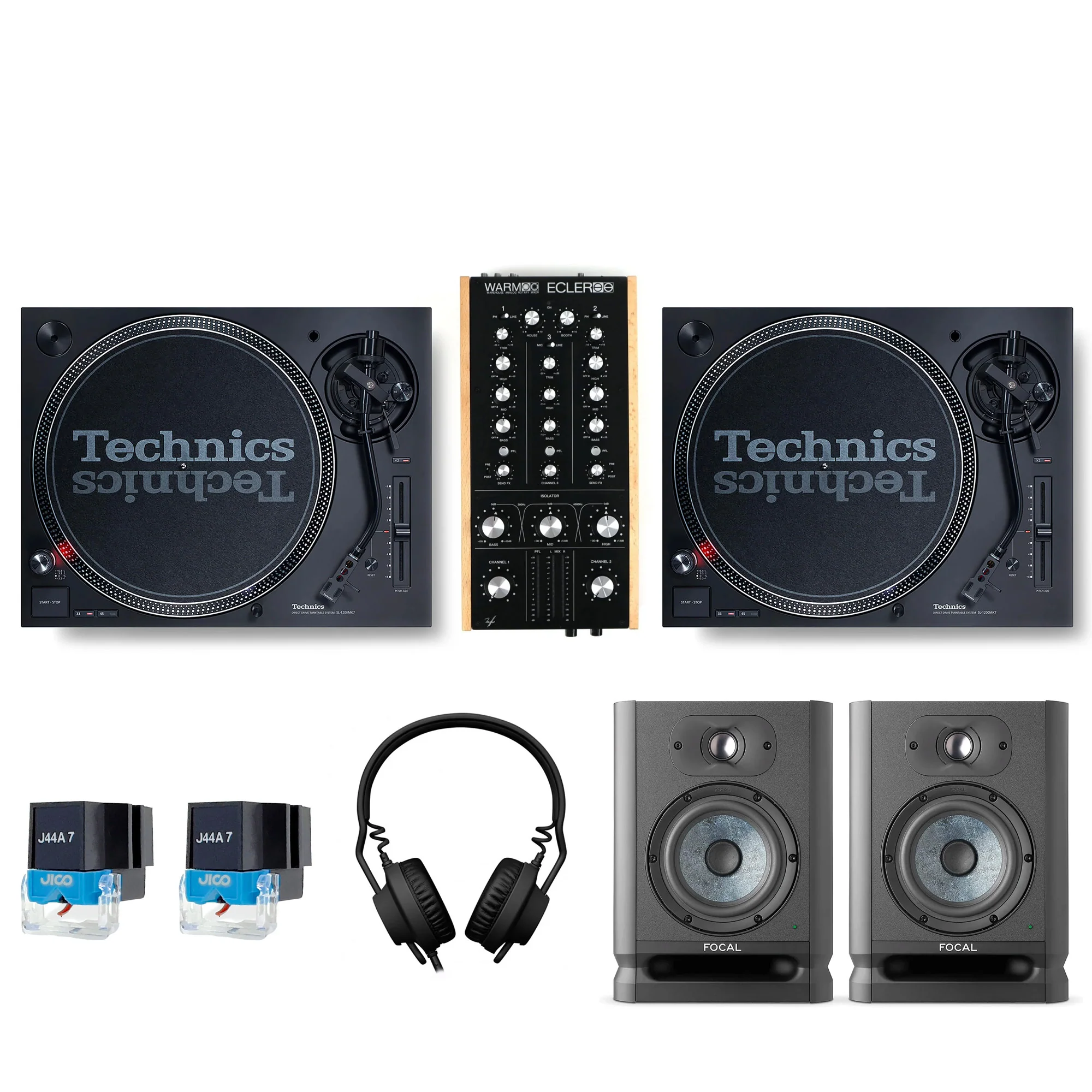 Technics: SL-1200MK7 / Ecler Warm2 / Complete DJ Package - Image 3