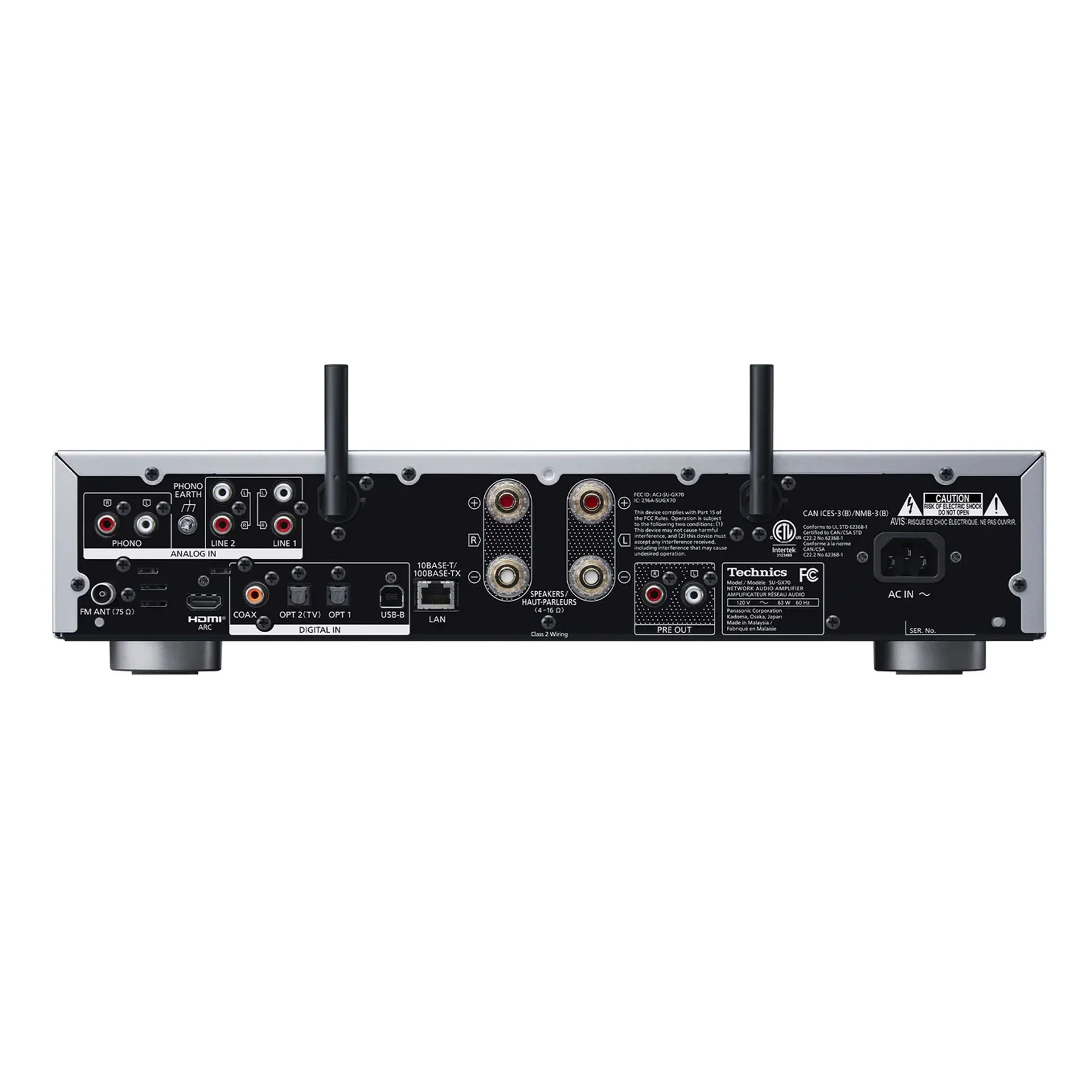 Technics: SU-GX70PP-K Networking Integrated Amplifier - Image 3