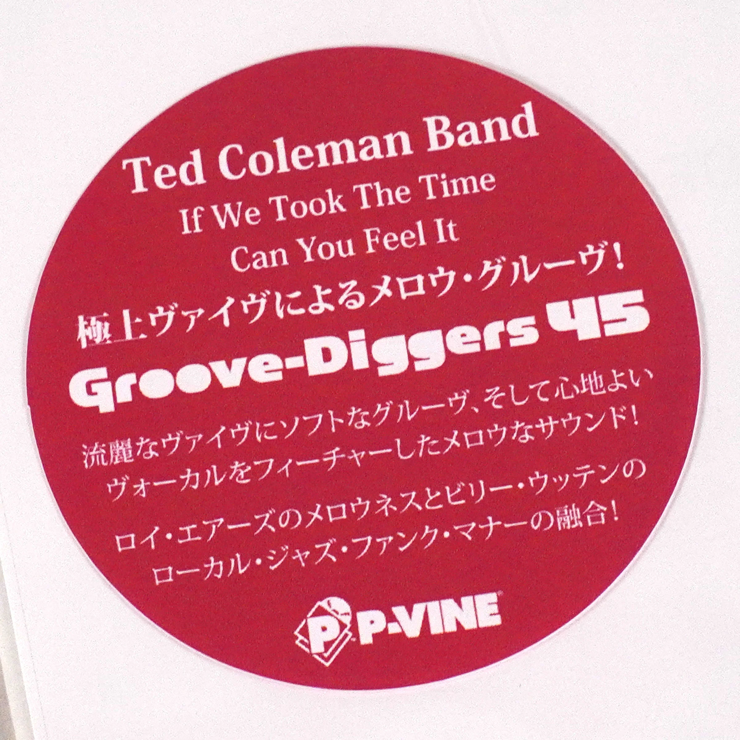 Ted Coleman Band: If We Took The Time / Can You Feel It (Japan Import, Colored Vinyl) Vinyl 7" - Image 3