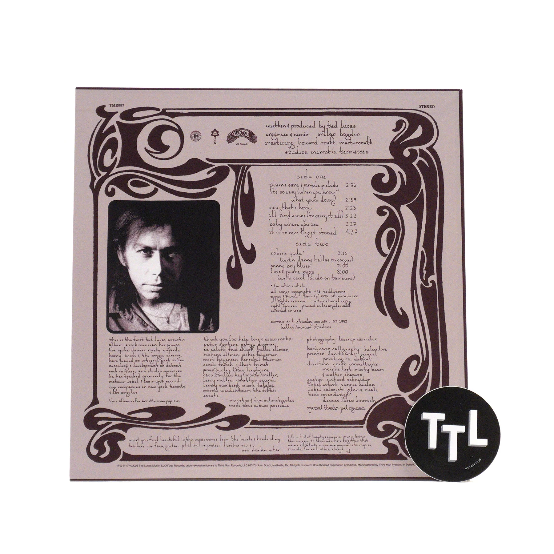 Ted Lucas: Ted Lucas Vinyl LP - Image 3