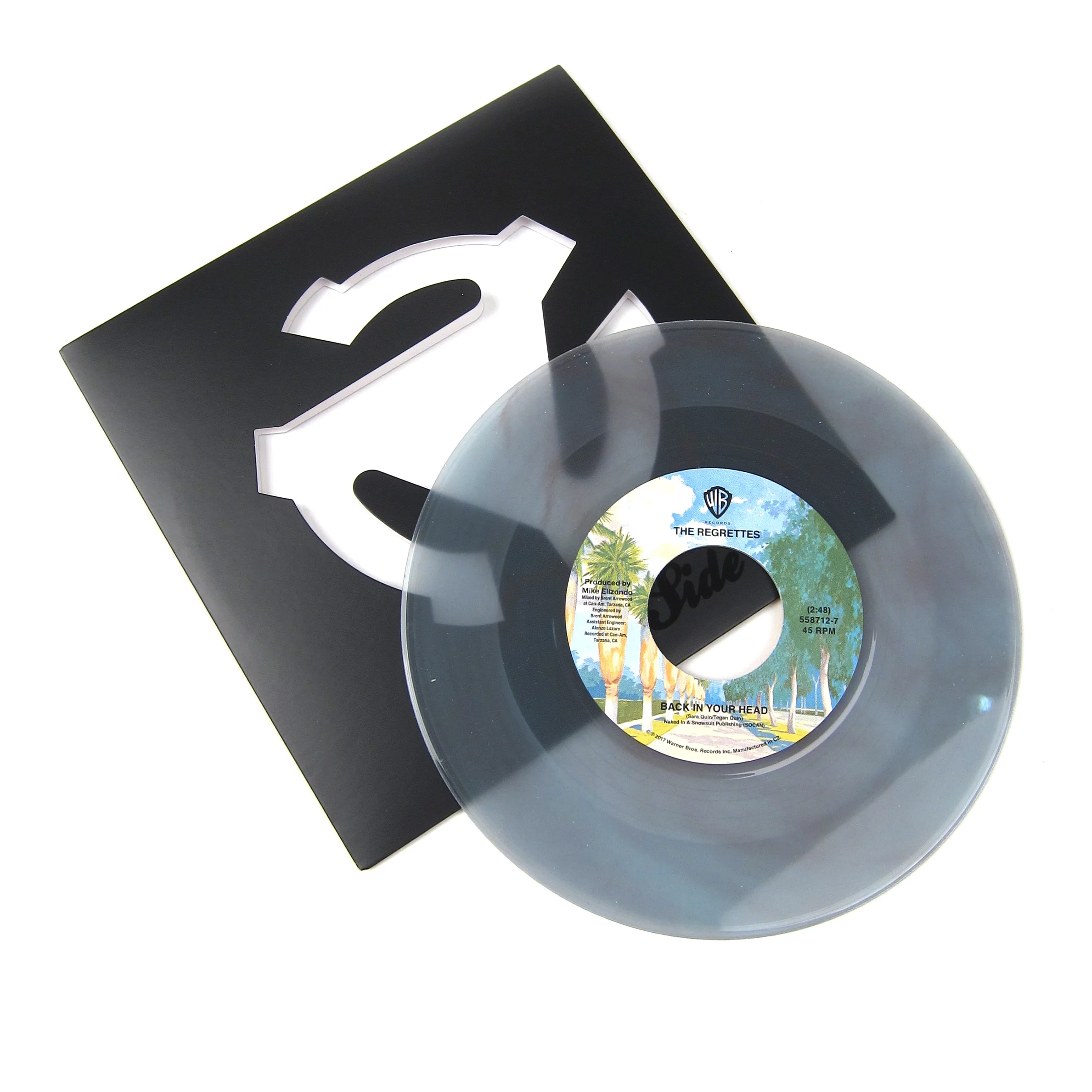 Tegan And Sara / The Regrettes: Back In Your Head Vinyl 7" (Record Store Day) - Image 2