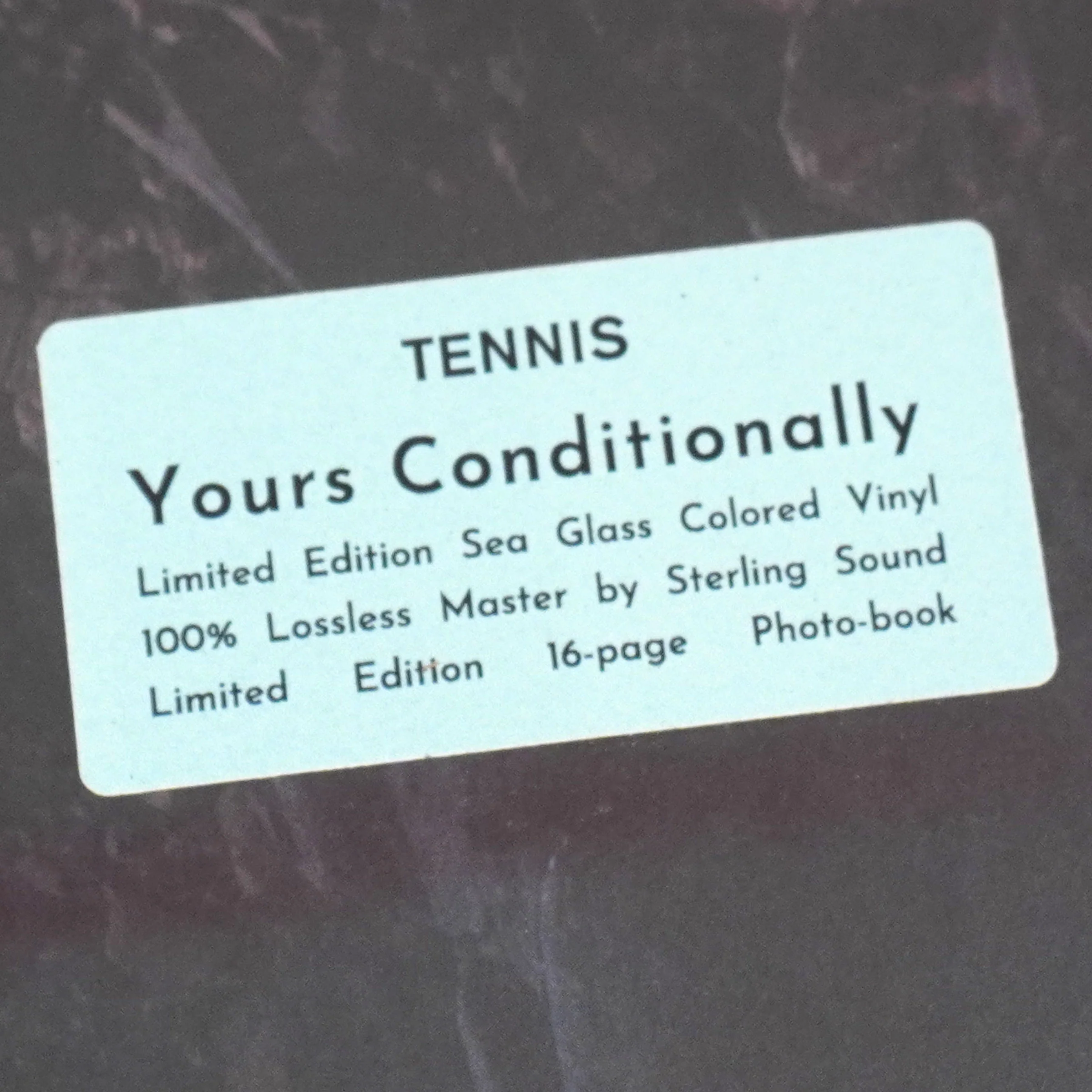 Tennis: Yours Conditionally (Colored Vinyl) Vinyl LP - Image 4