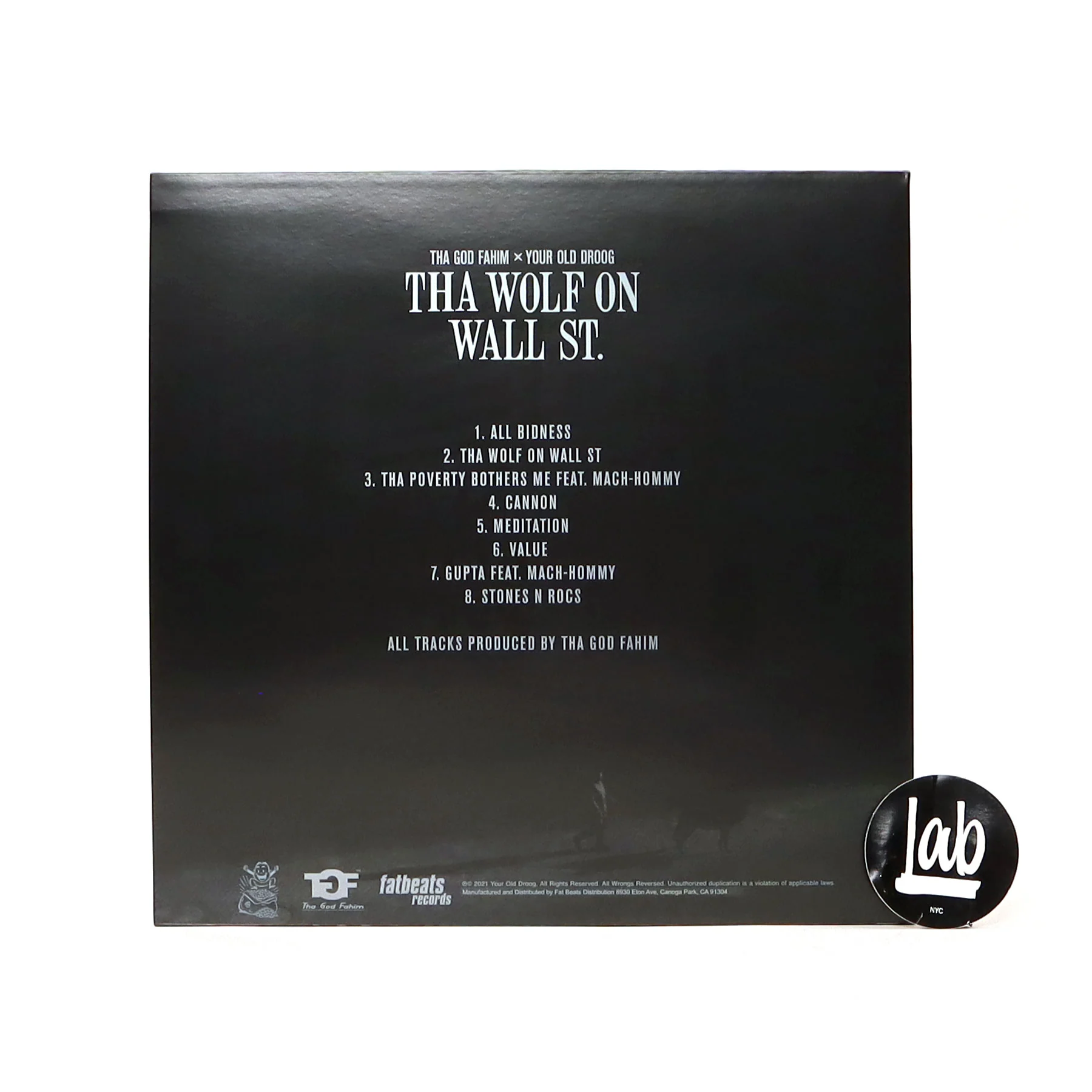 Tha God Fahim & Your Old Droog: Tha Wolf On Wall St. (Colored Vinyl) Vinyl LP - Image 3