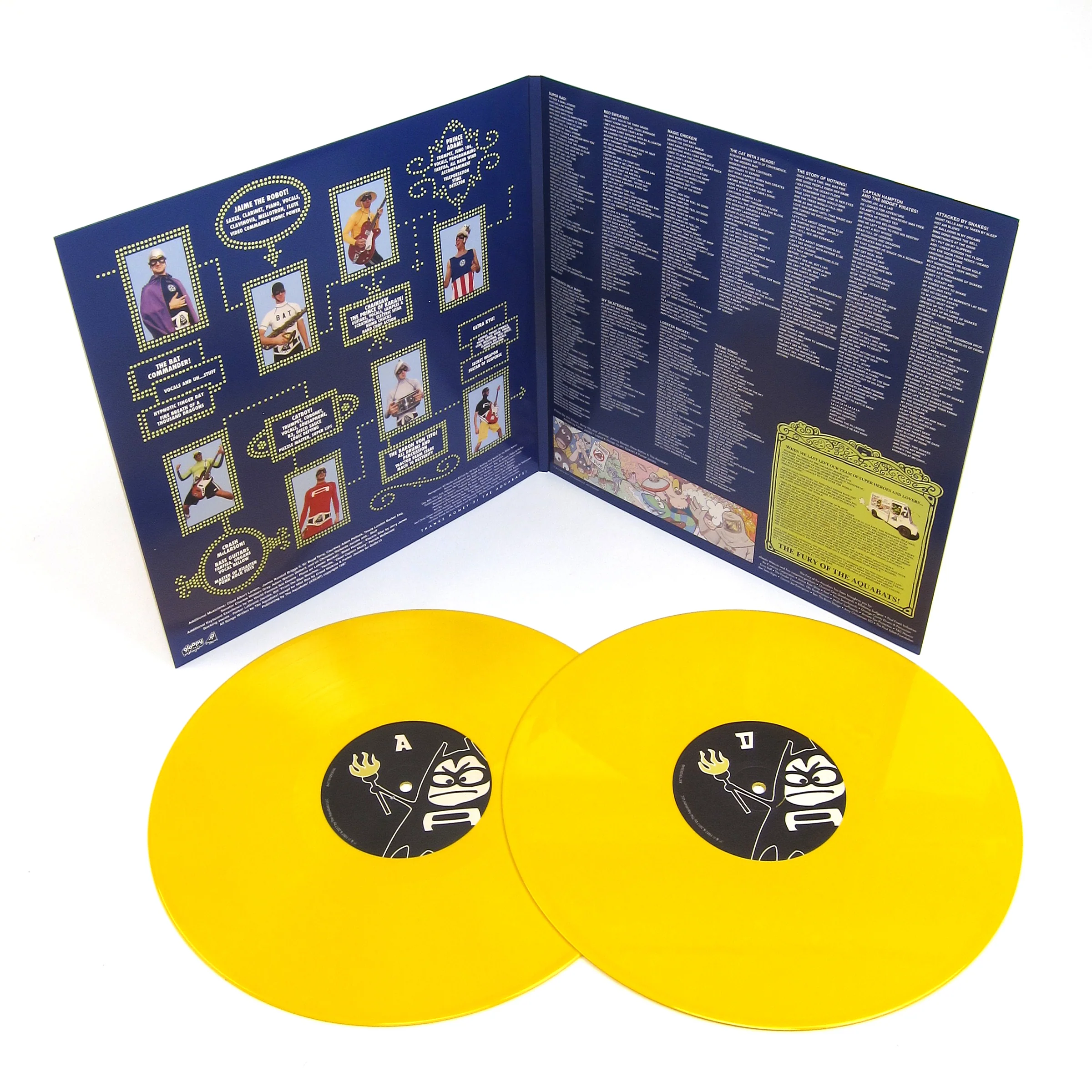 The Aquabats!: The Fury Of The Aquabats! (Yellow Colored Vinyl) Vinyl 2LP - Image 2