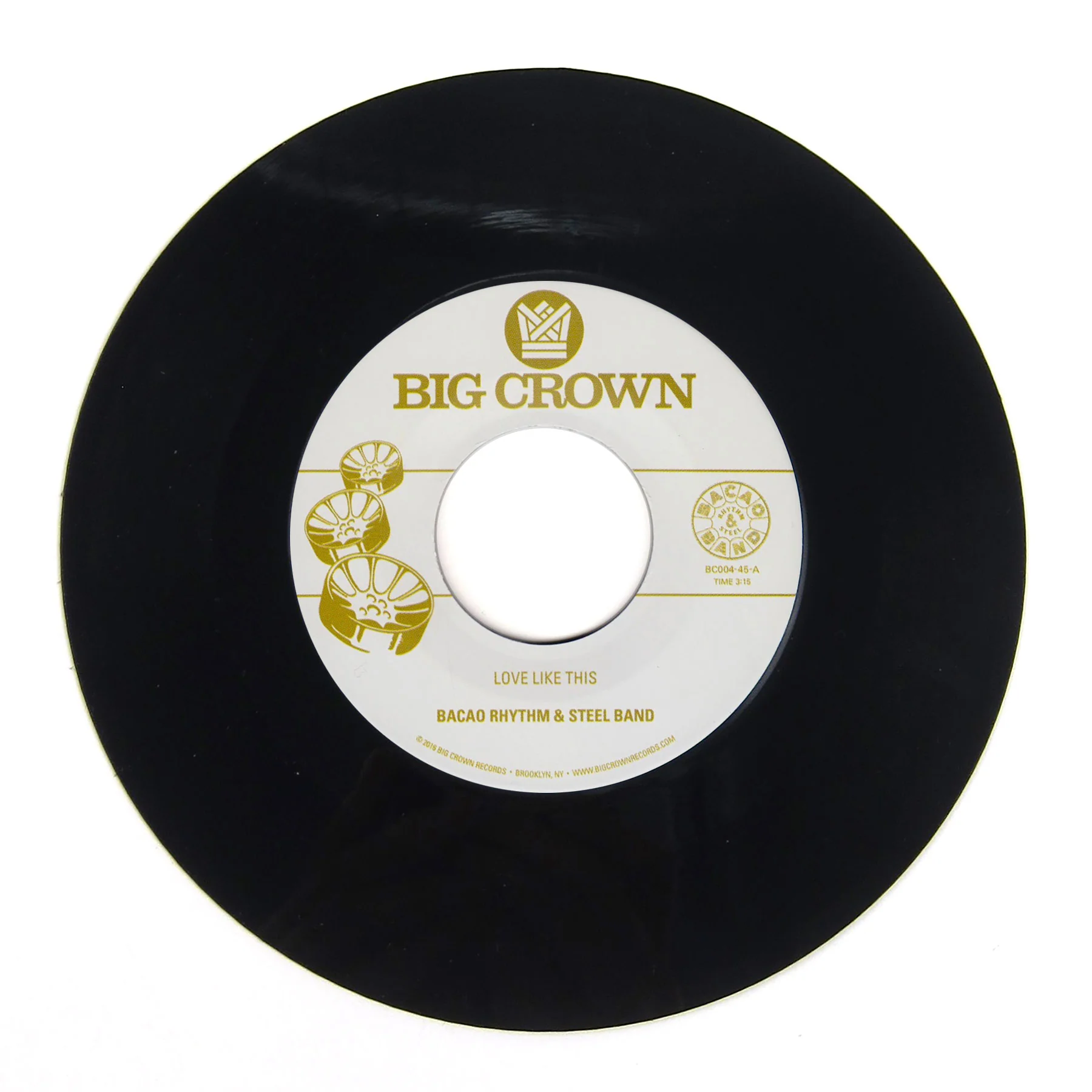 Bacao Rhythm & Steel Band: Love Like This / Was Dog A Doughnut Vinyl 7" - Image 2