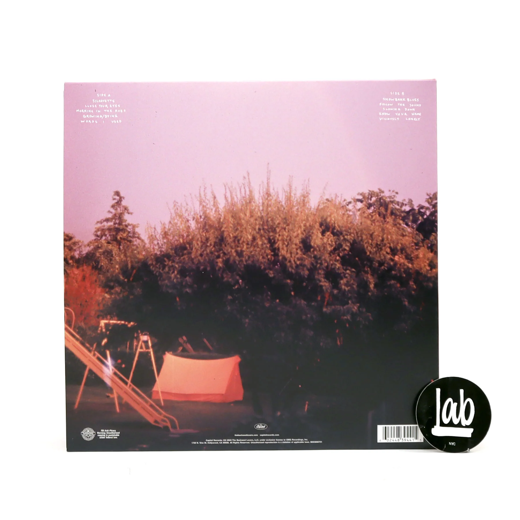 The Backseat Lovers: Waiting To Spill (180g, Indie Exclusive Colored Vinyl) Vinyl LP - Image 3