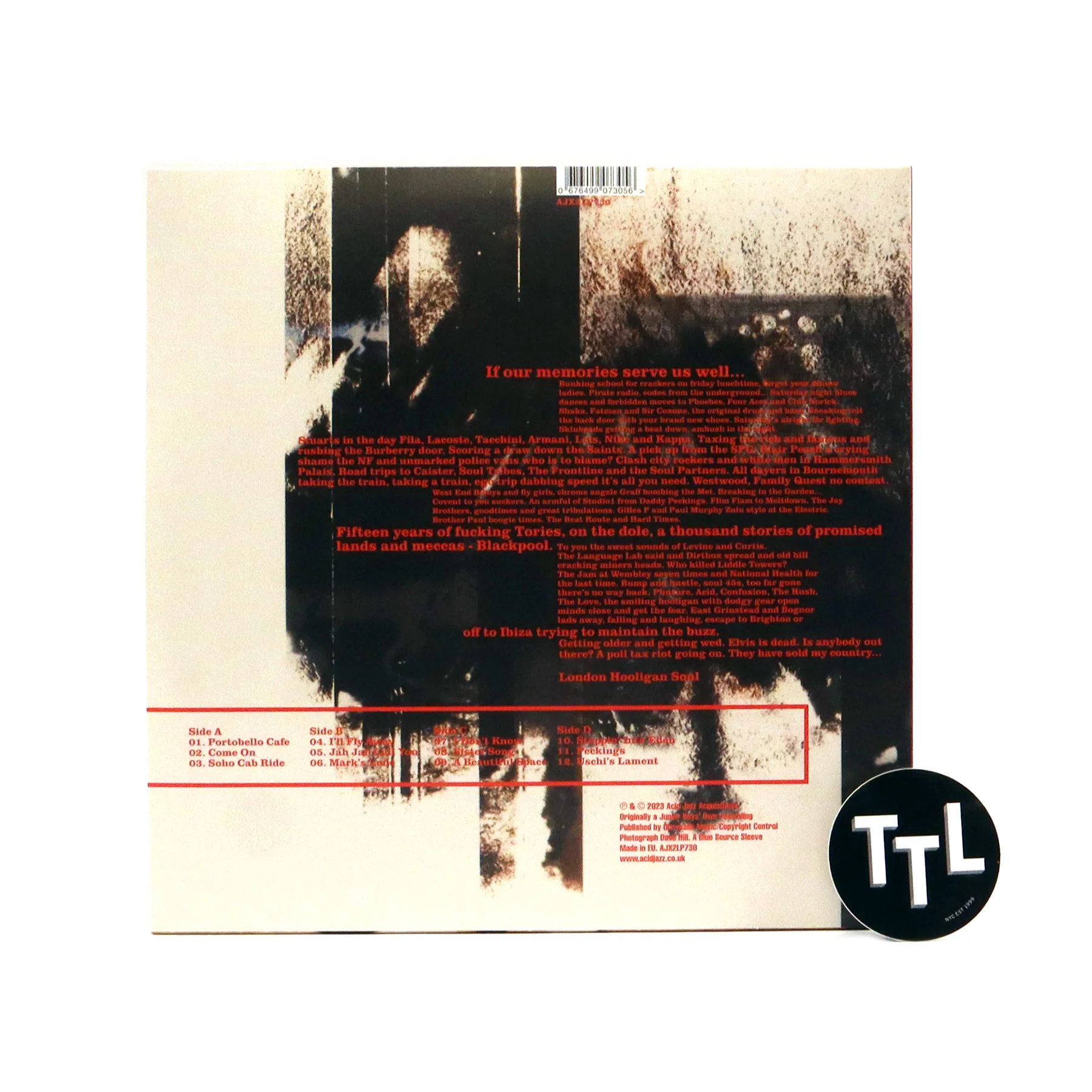 The Ballistic Brothers: London Hooligan Soul Vinyl 2LP - Image 3