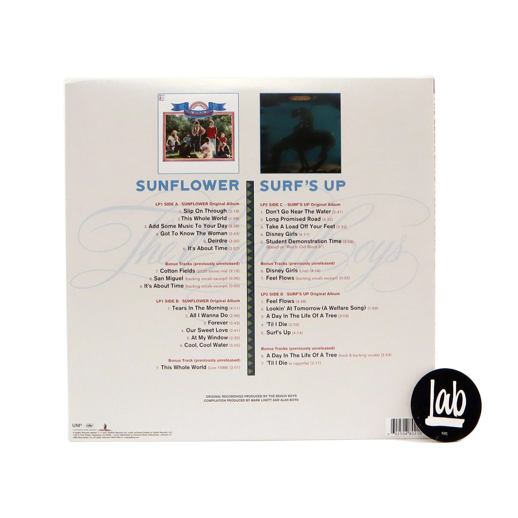 The Beach Boys: Feel Flows - The Sunflower & Surf's Up Sessions 1969-1971 Vinyl 2LP - Image 3