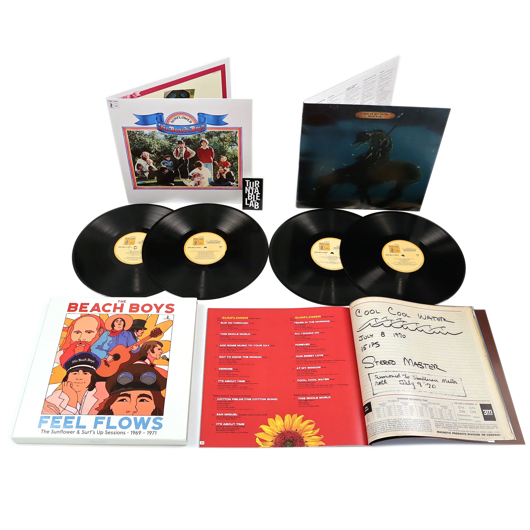 The Beach Boys: Feel Flows - The Sunflower & Surf's Up Sessions 1969-1971 Vinyl 4LP Boxset - Image 2