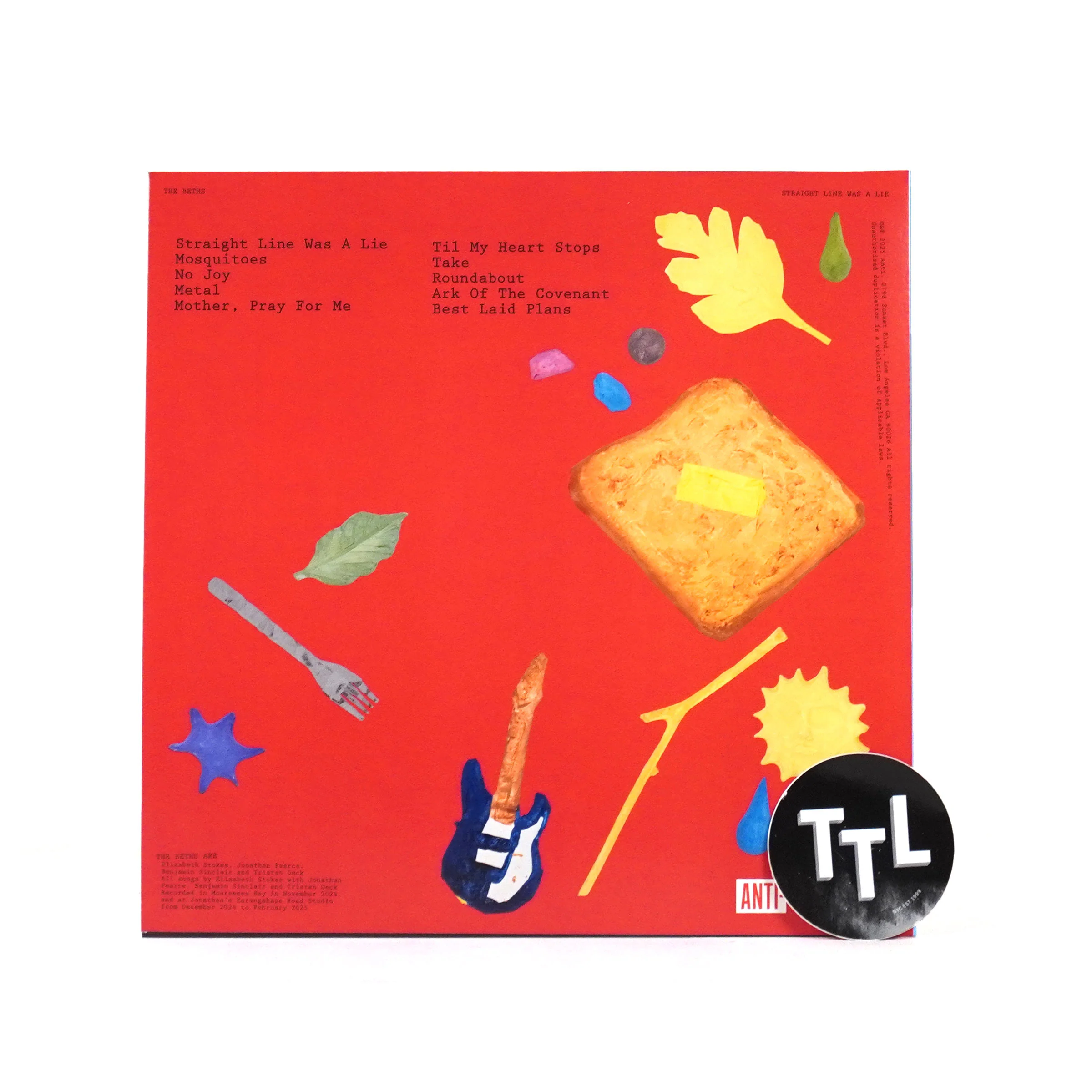 The Beths: Straight Line Was A Lie (Indie Exclusive Colored Vinyl) Vinyl LP - Image 3