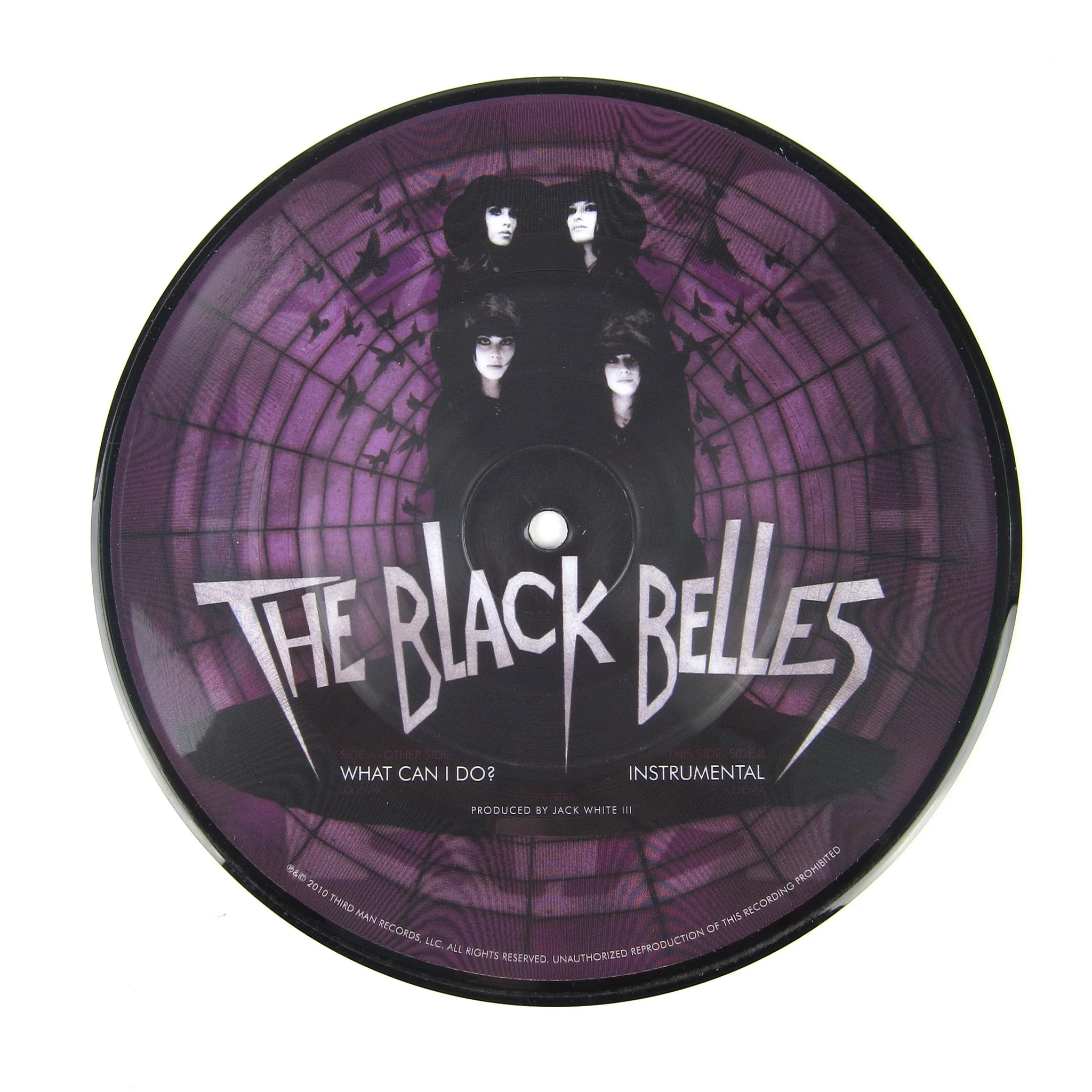The Black Belles: Elvira's Movie Macabre Theme Song (Pic Disc) Vinyl 7" - Image 2