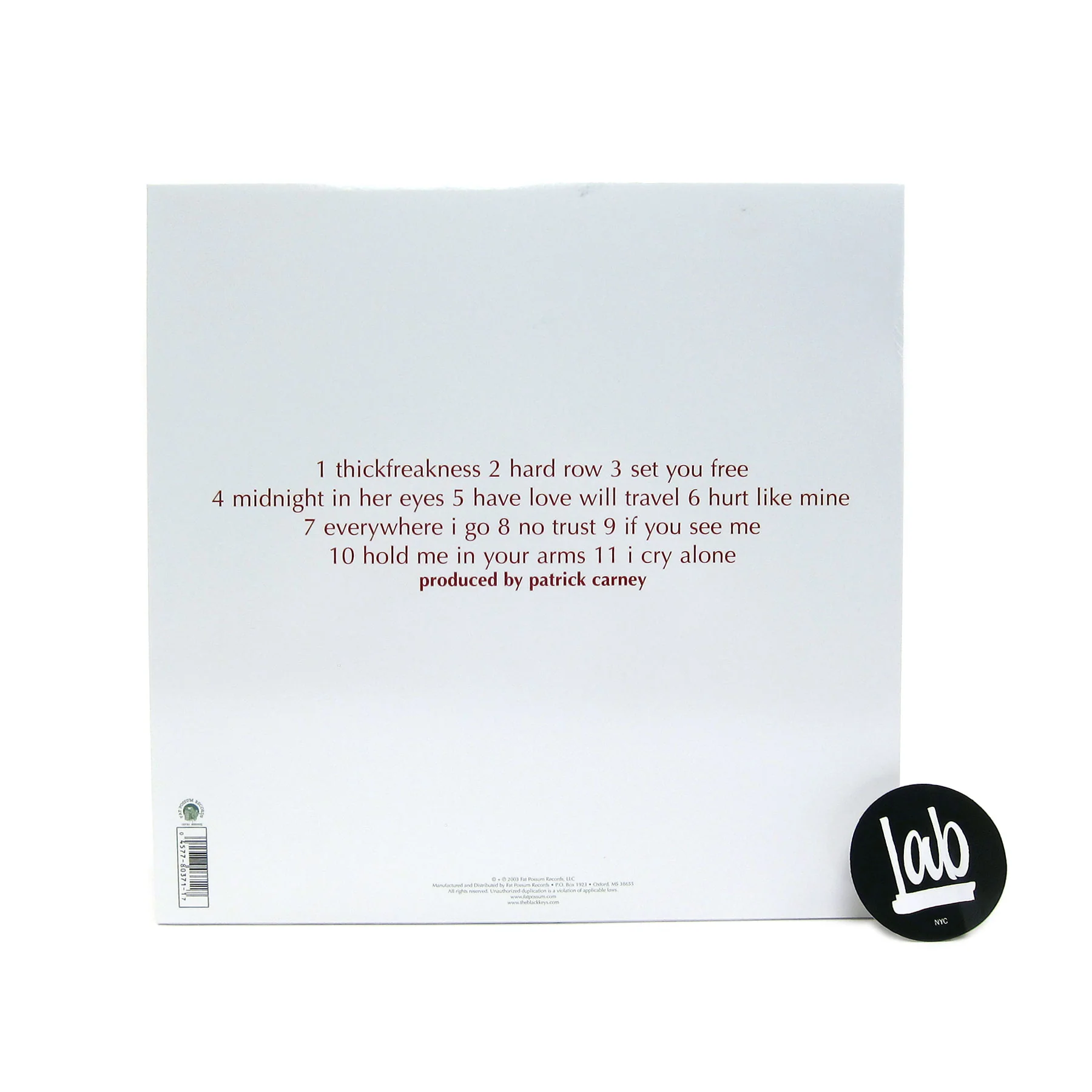The Black Keys: Thickfreakness Vinyl LP - Image 3