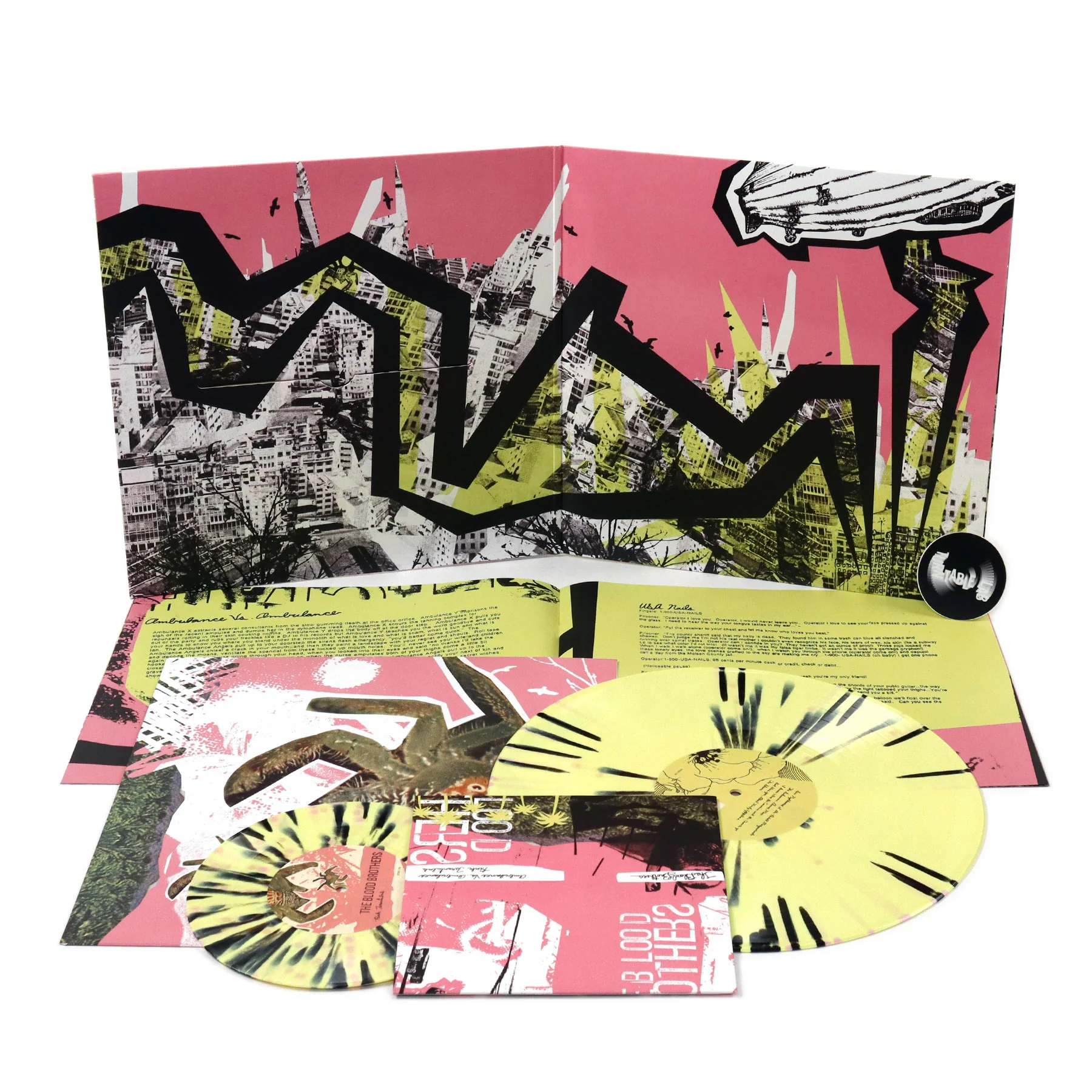 The Blood Brothers: Burn, Piano Island, Burn (Colored Vinyl) Vinyl LP+7" - Image 2